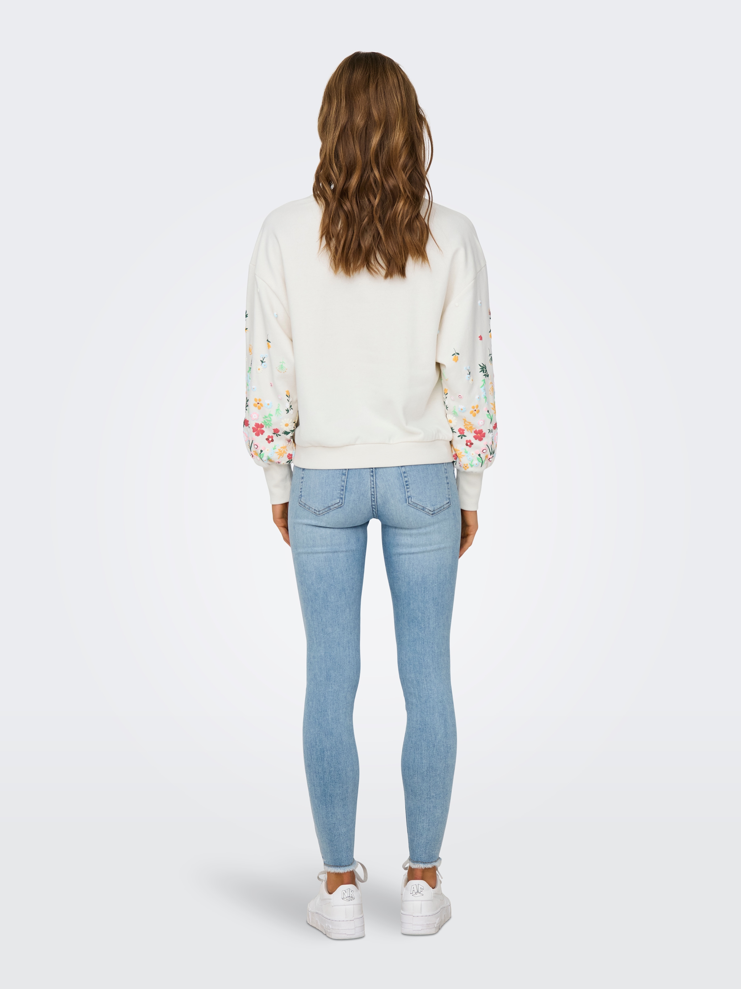 ONLY Onlbrooke Sweatshirt Weiß Gr. S 7