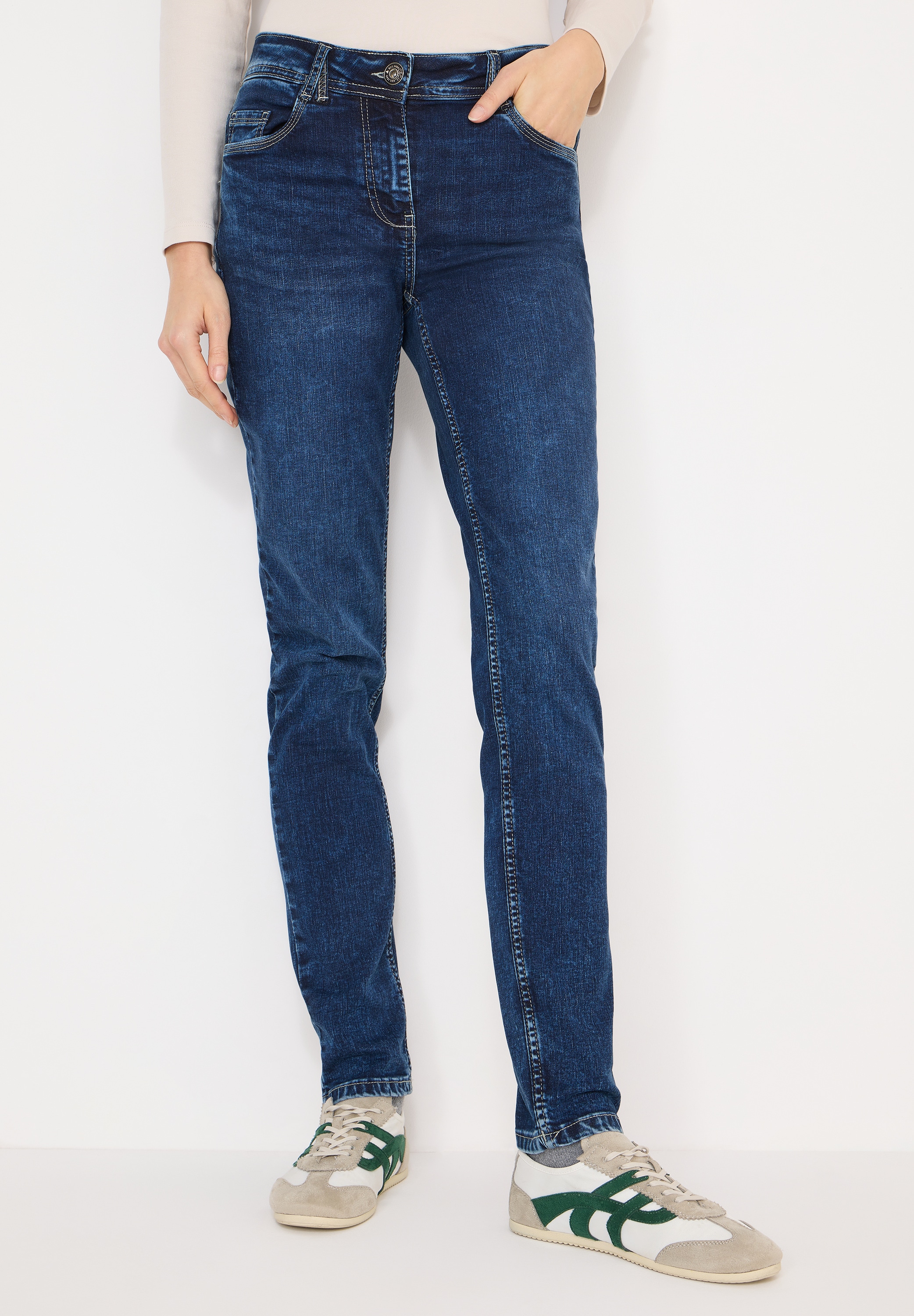 Cecil Slim-fit-Jeans 5-Pocket-Style