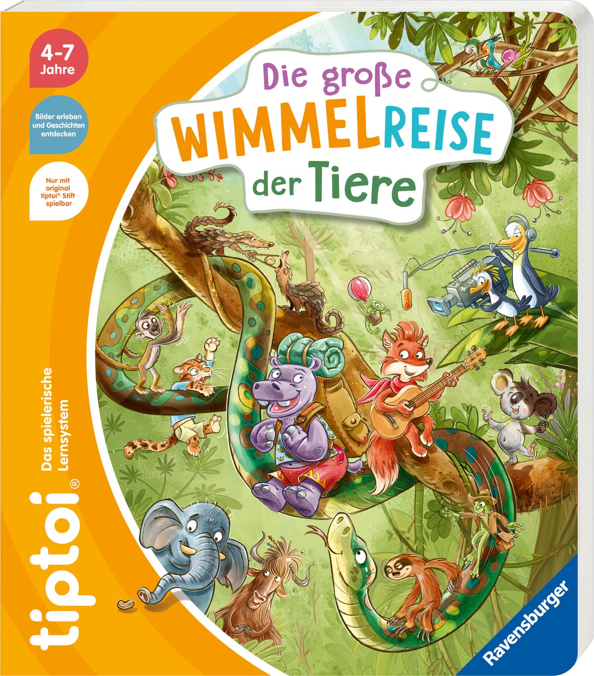 Ravensburger Buch "tiptoi Die große Wimmelreise der Tiere", Made in Europe