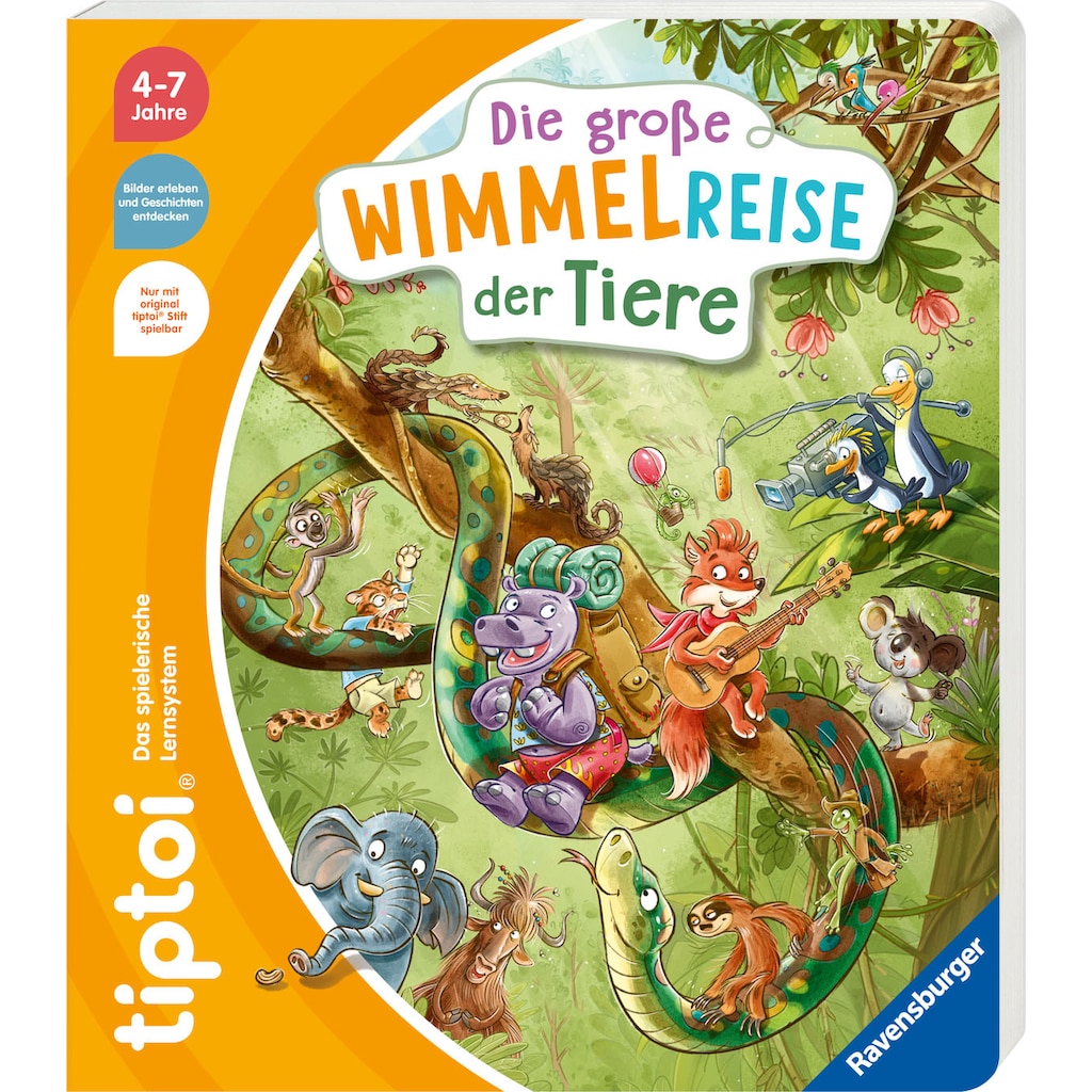 Ravensburger Buch »tiptoi® Die große Wimmelreise der Tiere«