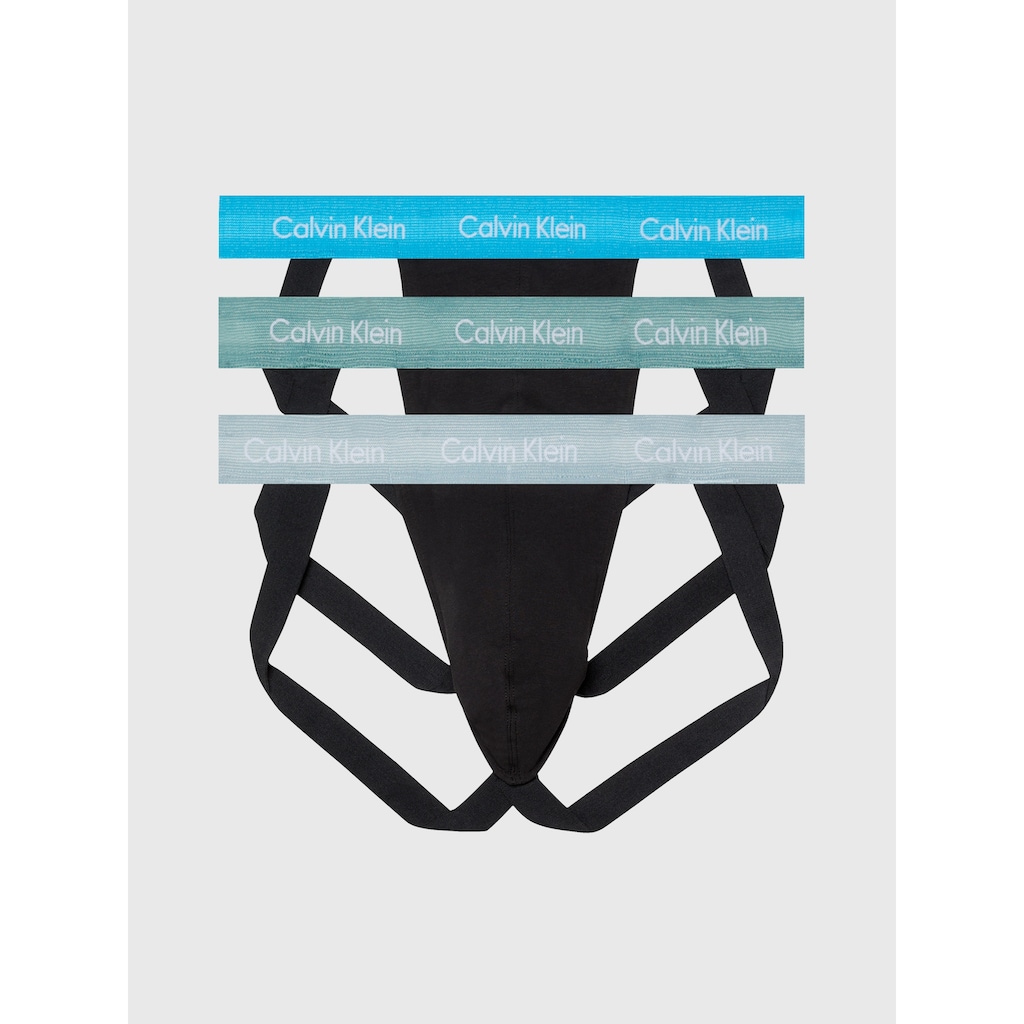 Calvin Klein Underwear String »JOCK STRAP 3PK«, (Packung, 3 St., 3er-Pack), mit Logo-Elastikbund