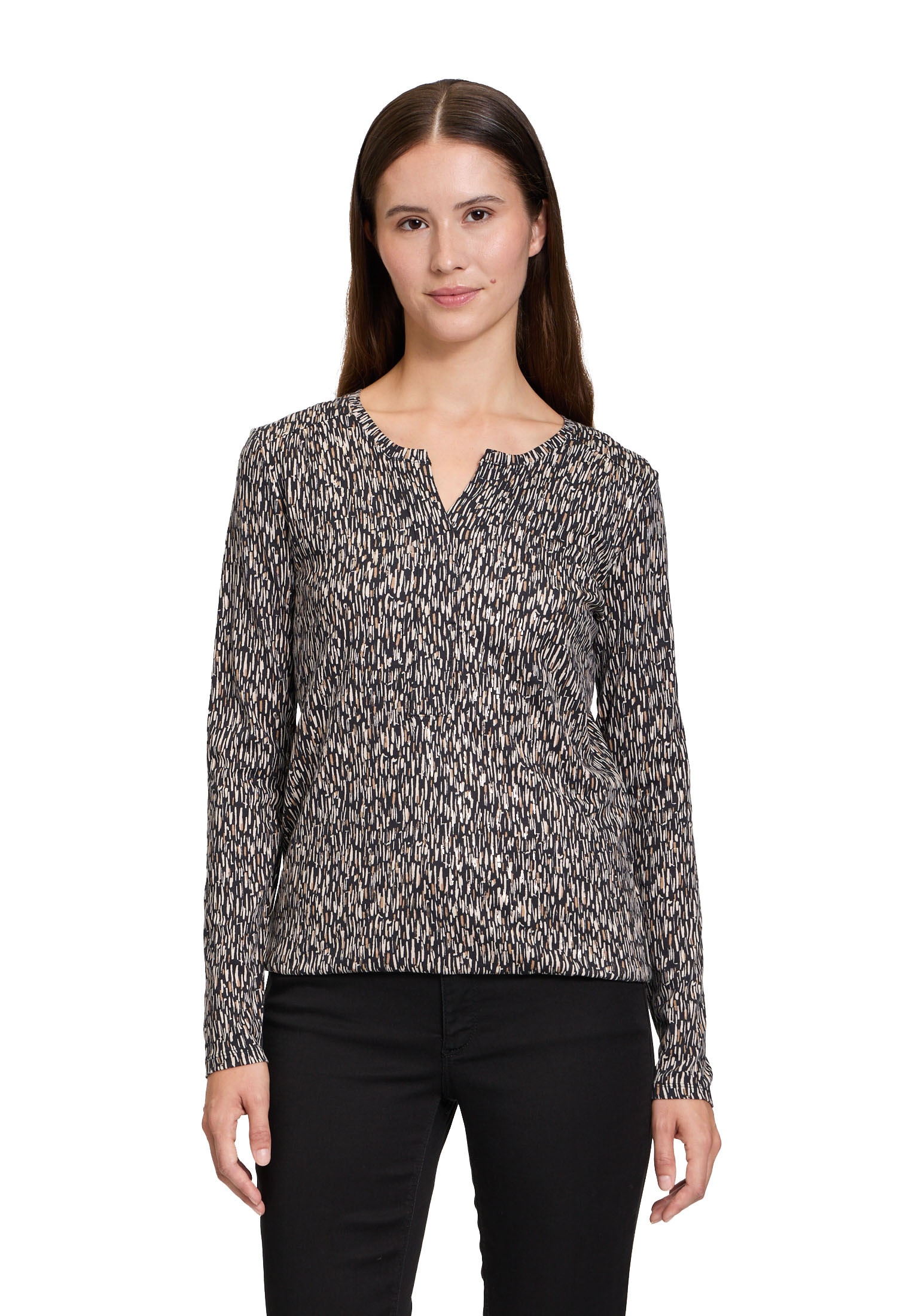 Betty&Co Kurzarmshirt "Betty & Co Damen Blusenshirt mit Gummizug", (1 tlg.) günstig online kaufen
