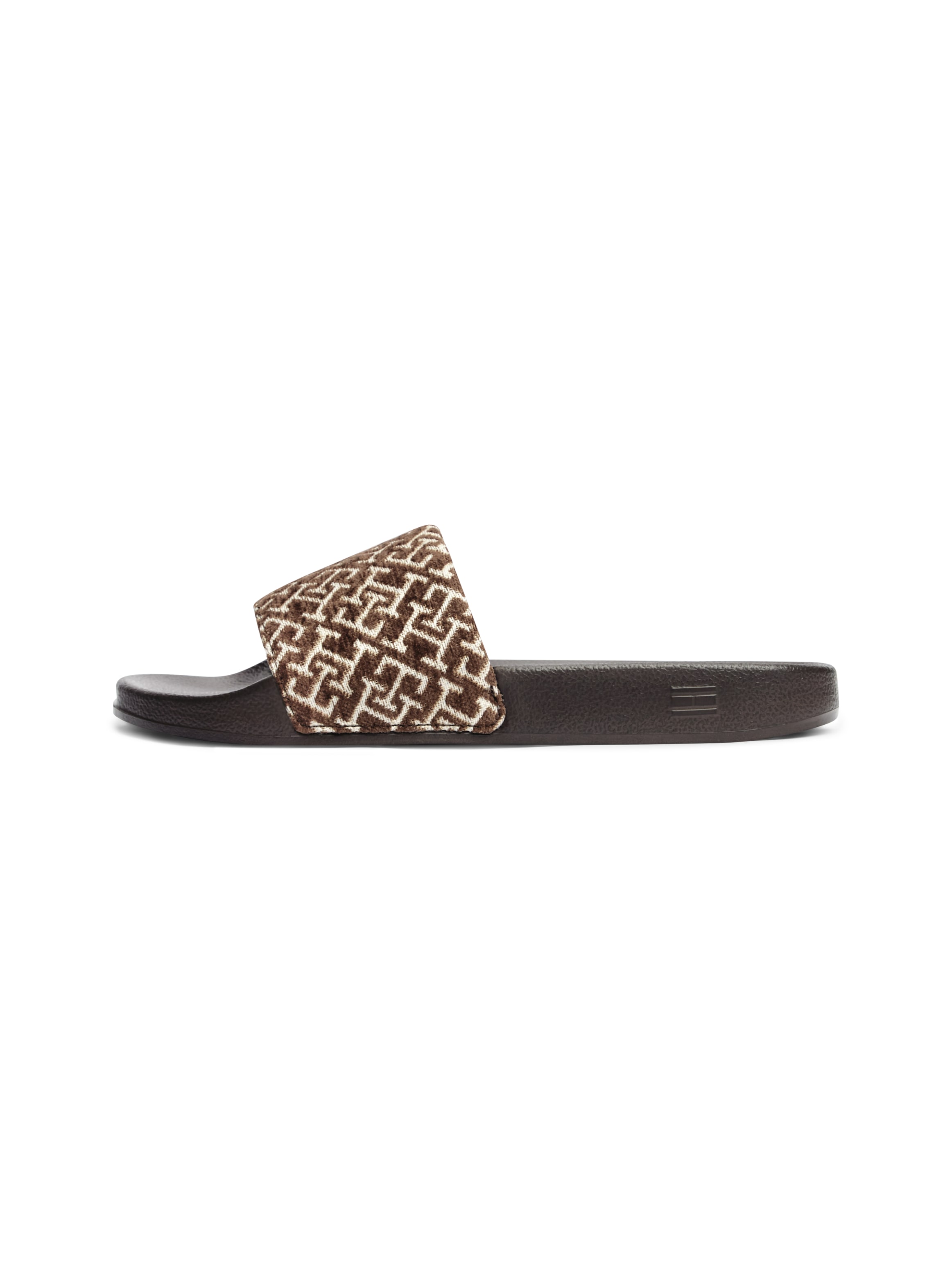 Tommy Hilfiger Pantolette »TH MONOGRAM POOL SLIDE«  Strandschuh, Poolslides, Sommerschuh mit TH-Logodruck
