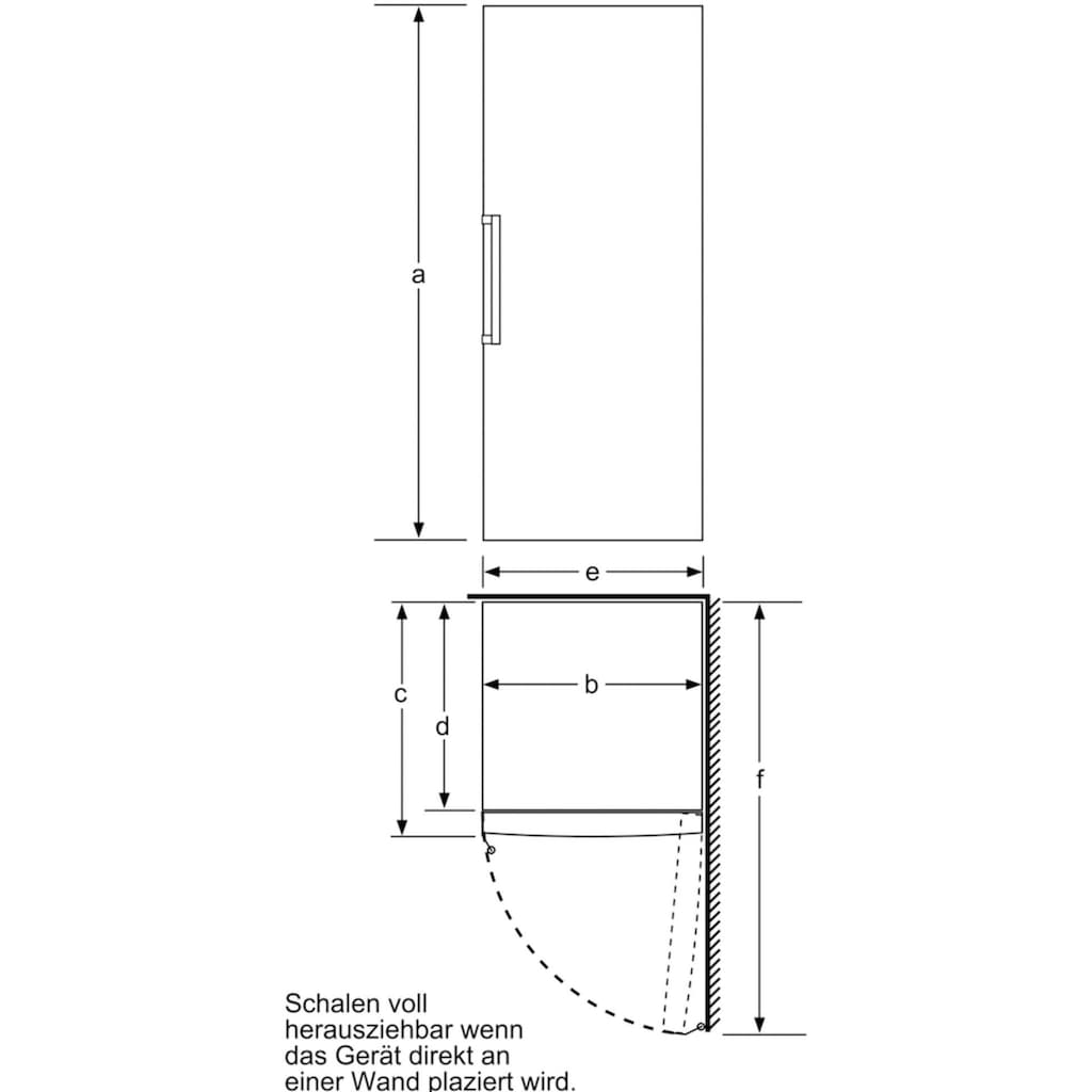 BOSCH Gefrierschrank »GSN58AWDV«, 191 cm hoch, 70 cm breit