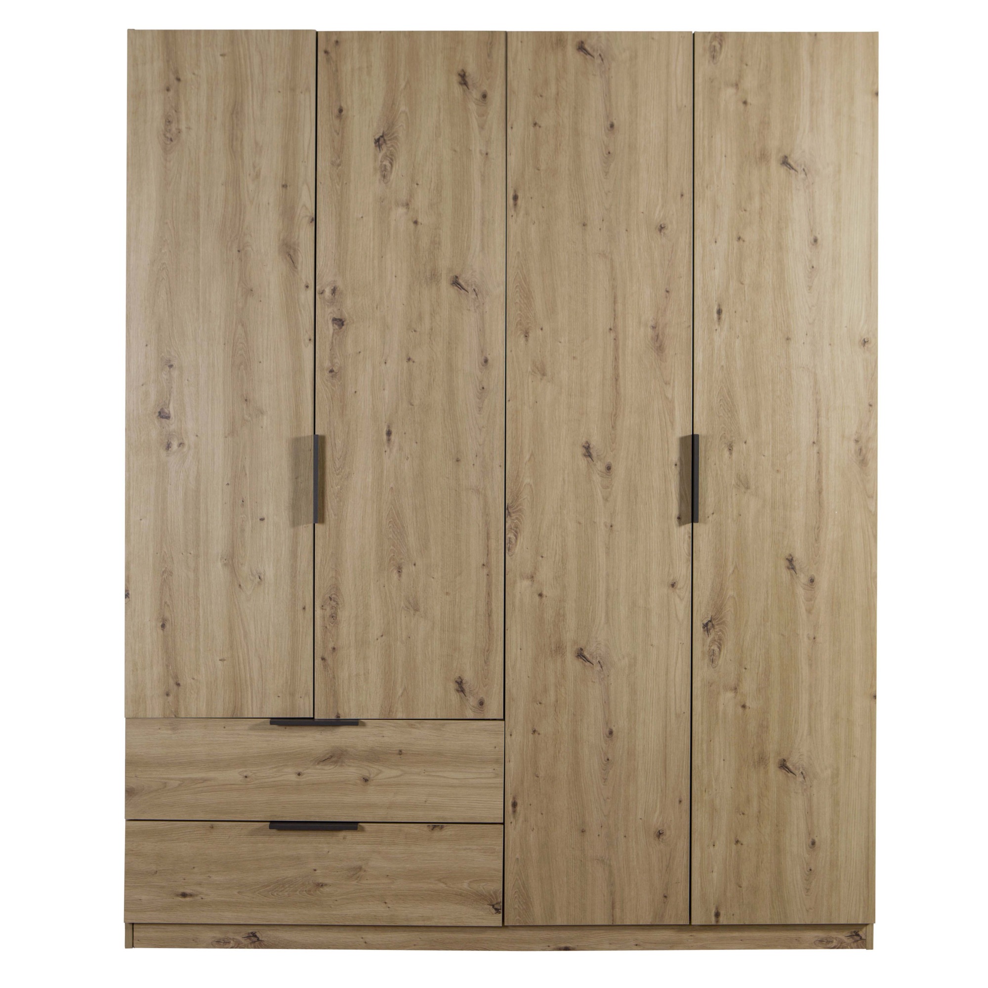 Composad Garderobenschrank »Espresso,Kleiderschrank, Raumsparschrank, Multifunktionsschrank«, (1 St.), mit 4 Türen und 2 Schubladen