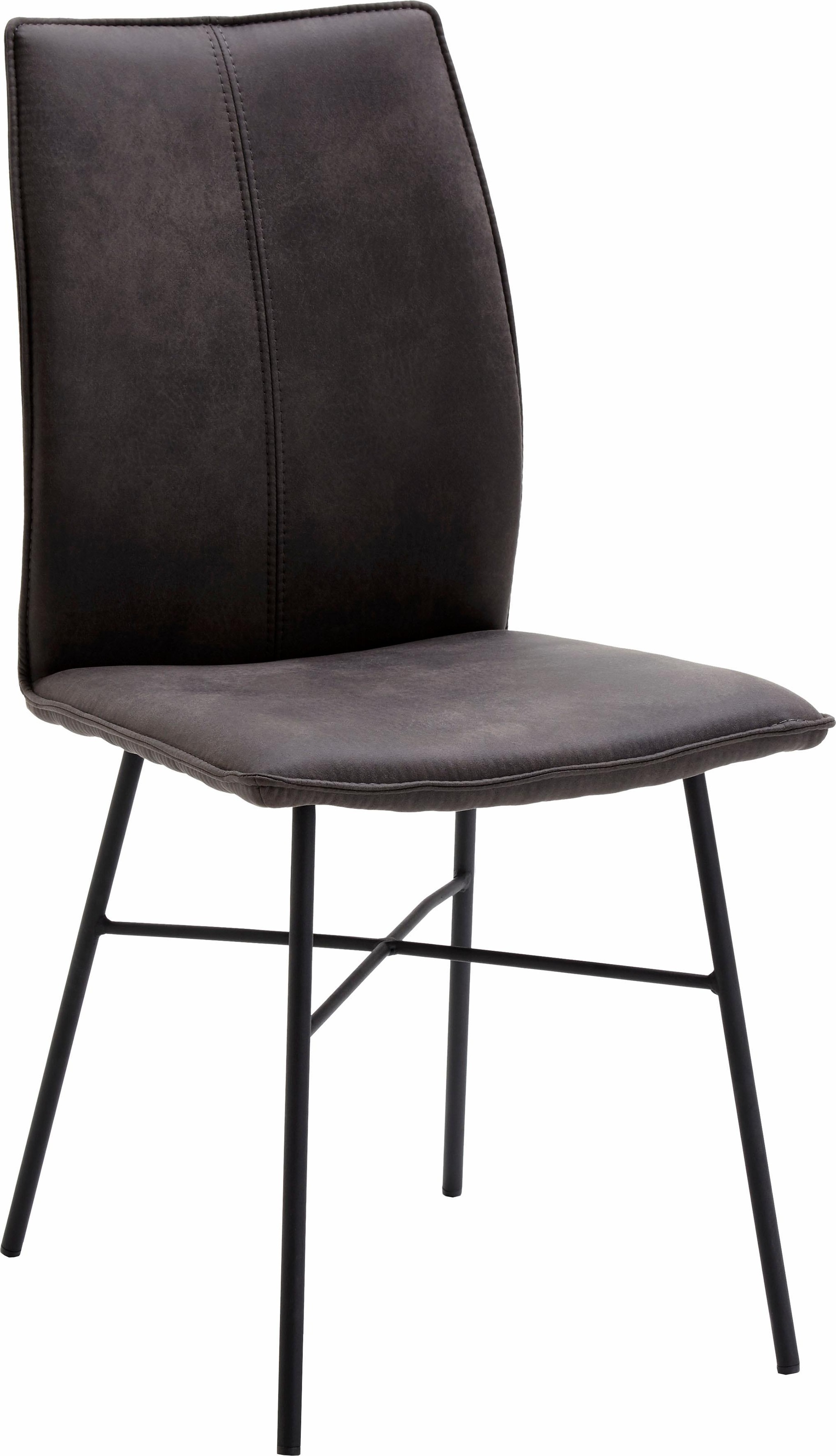 NIEHOFF SITZMÖBEL 4-Fußstuhl "Capri" (Set) 2 Stk.Bezug in Microfaser oder L günstig online kaufen