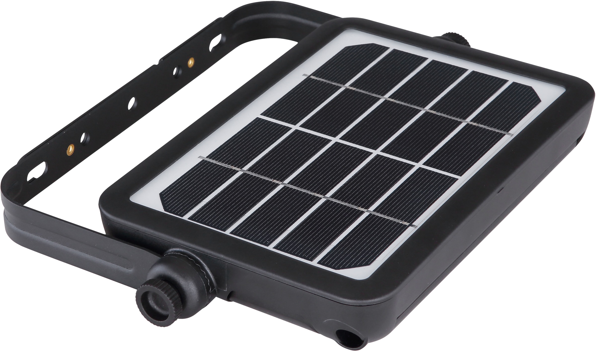 GLOBO LIGHTING LED Solarleuchte »SOLARLEUCHTE KUNSTSTOFF SCHWARZ, 1XLED«, Leuchtmittel LED-Modul | LED fest integriert, Solar/IP65/Baustrahler/schwenkbar/3000K