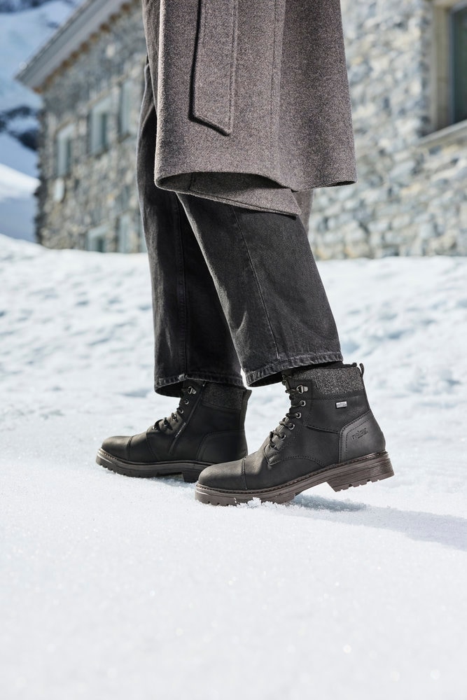 Rieker Winterboots  Schnürboots mit Innenreißverschluss, schmale Form