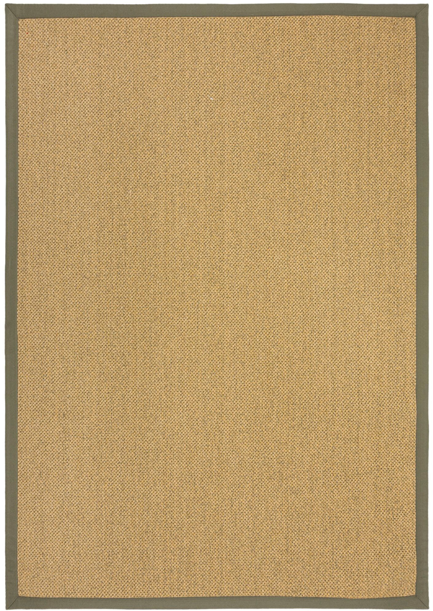 FLAIR RUGS Teppich »Sisal Look«, rechteckig, 6 mm Höhe, Sisal Look Border Indoor Outdoor Bodenläufer Teppich