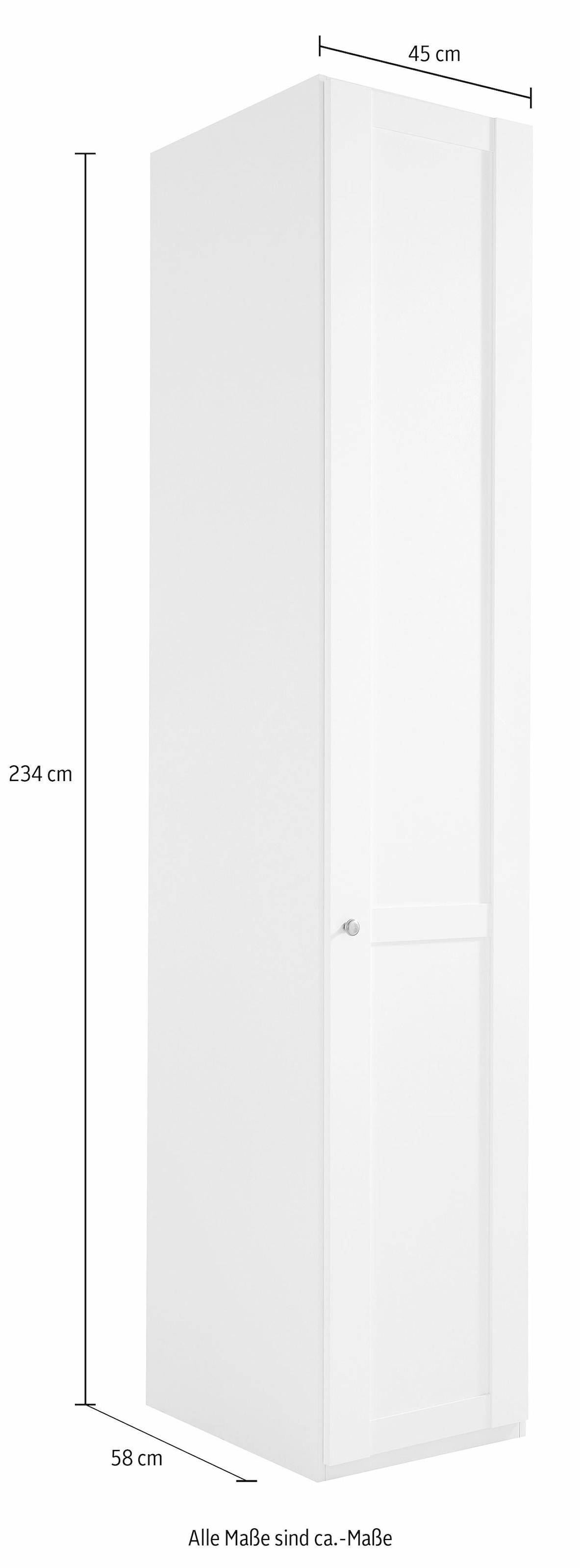 Wimex Kleiderschrank »New York«, in vielen Breiten, wahlweise 208 oder 236cm  hoch | BAUR