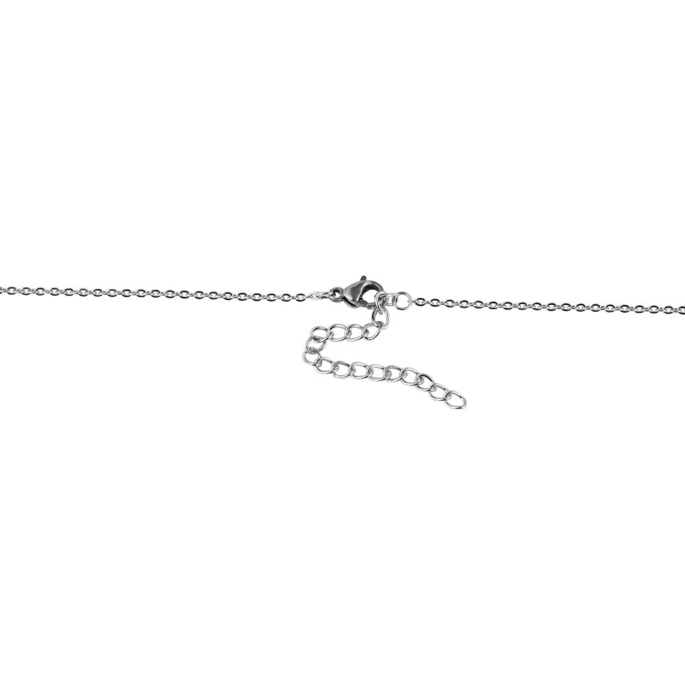 Adelia´s Kette ohne Anhänger »Halskette – Ankerkette aus Edelstahl mit Strass Steinchen 45 cm« Ein kleines Geschenk mit großer Wirkung
