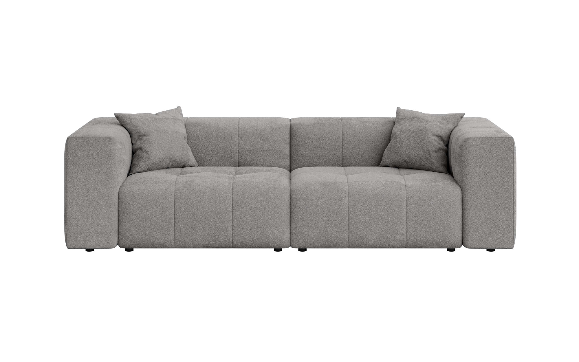 Home affaire 3-Sitzer »ERIZ Big Sofa, XXL, auch in Bouclé«, moderne Steppung, incl. 2 Zierkissen, B/T/H: 278/104/70 cm
