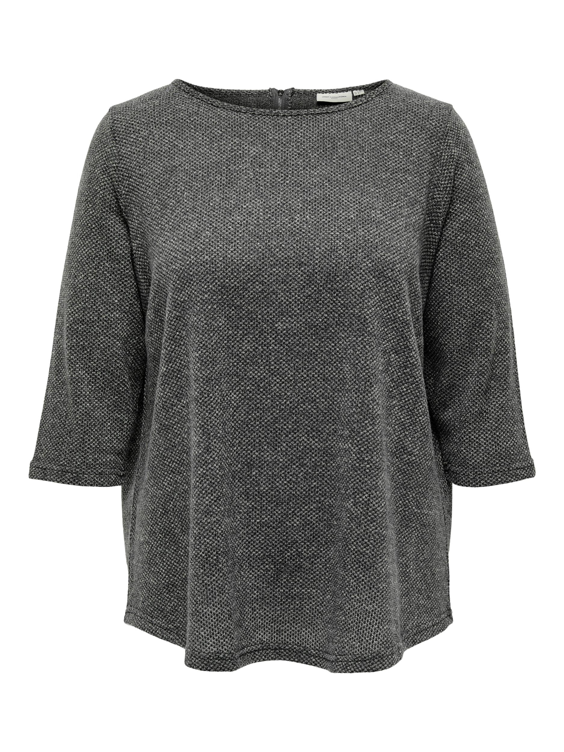 ONLY CARMAKOMA 3/4-Arm-Shirt »CARMARTHA 3/4 TOP«