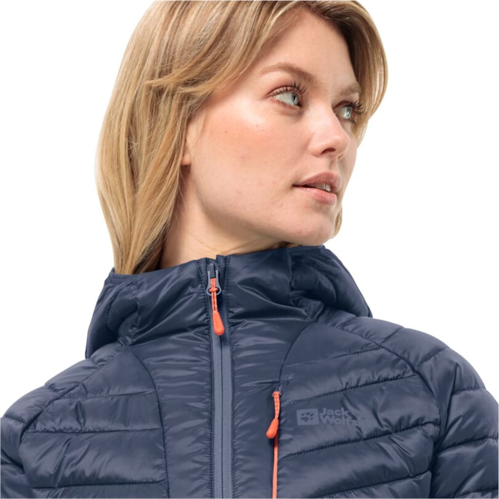 Jack Wolfskin Steppjacke »ROUTEBURN PRO INS JKT W«, ohne Kapuze, winddicht, höchst wasserabweisend, atmungsaktiv