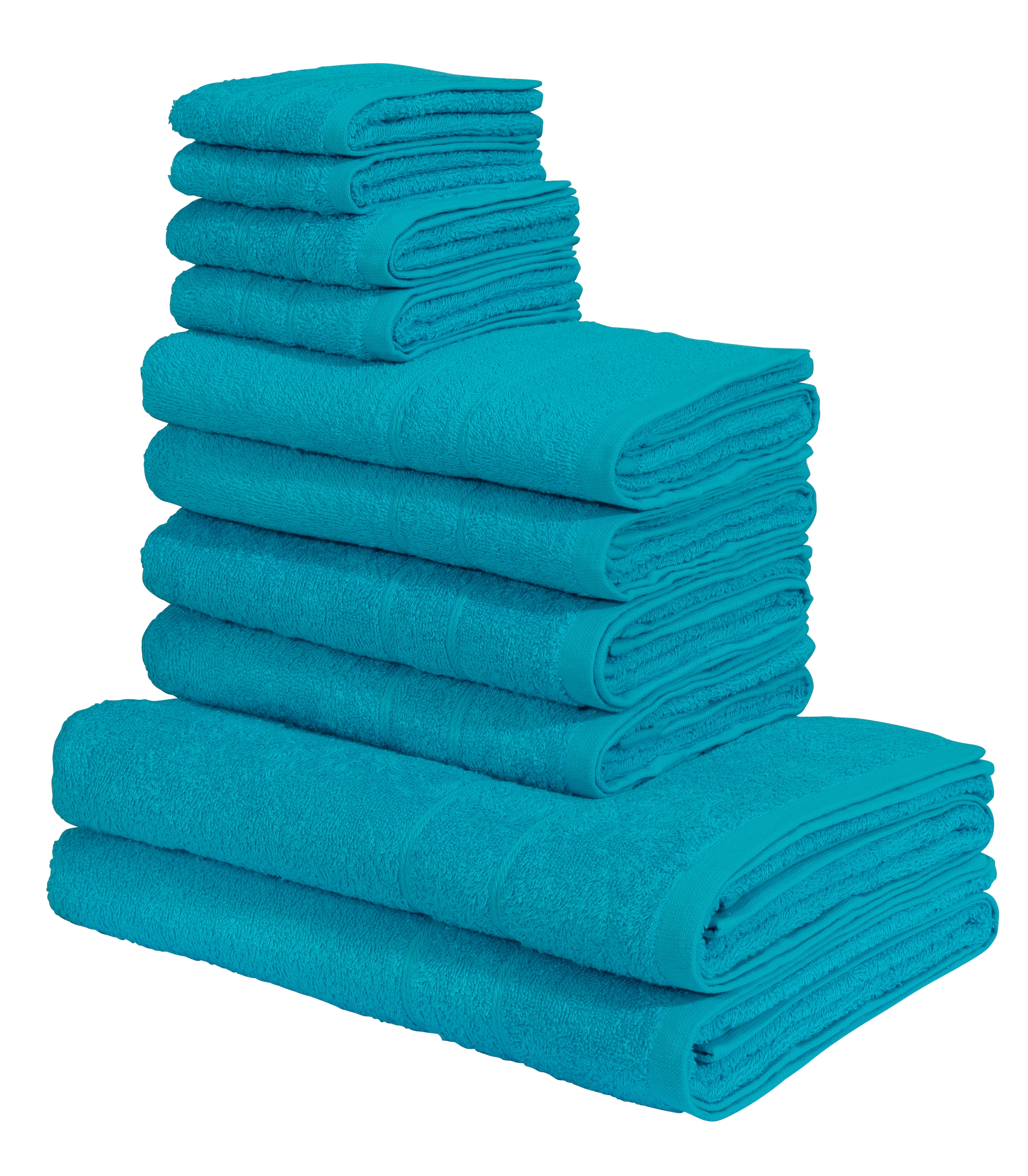 my home Handtuch Set "Inga, Duschtücher, Handtücher, Gästetücher, Seiftüche günstig online kaufen