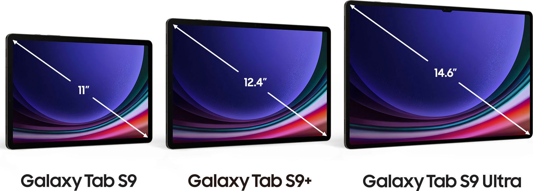 Samsung Tablet »Galaxy Tab S9 WiFi«, (Android AI-Funktionen)