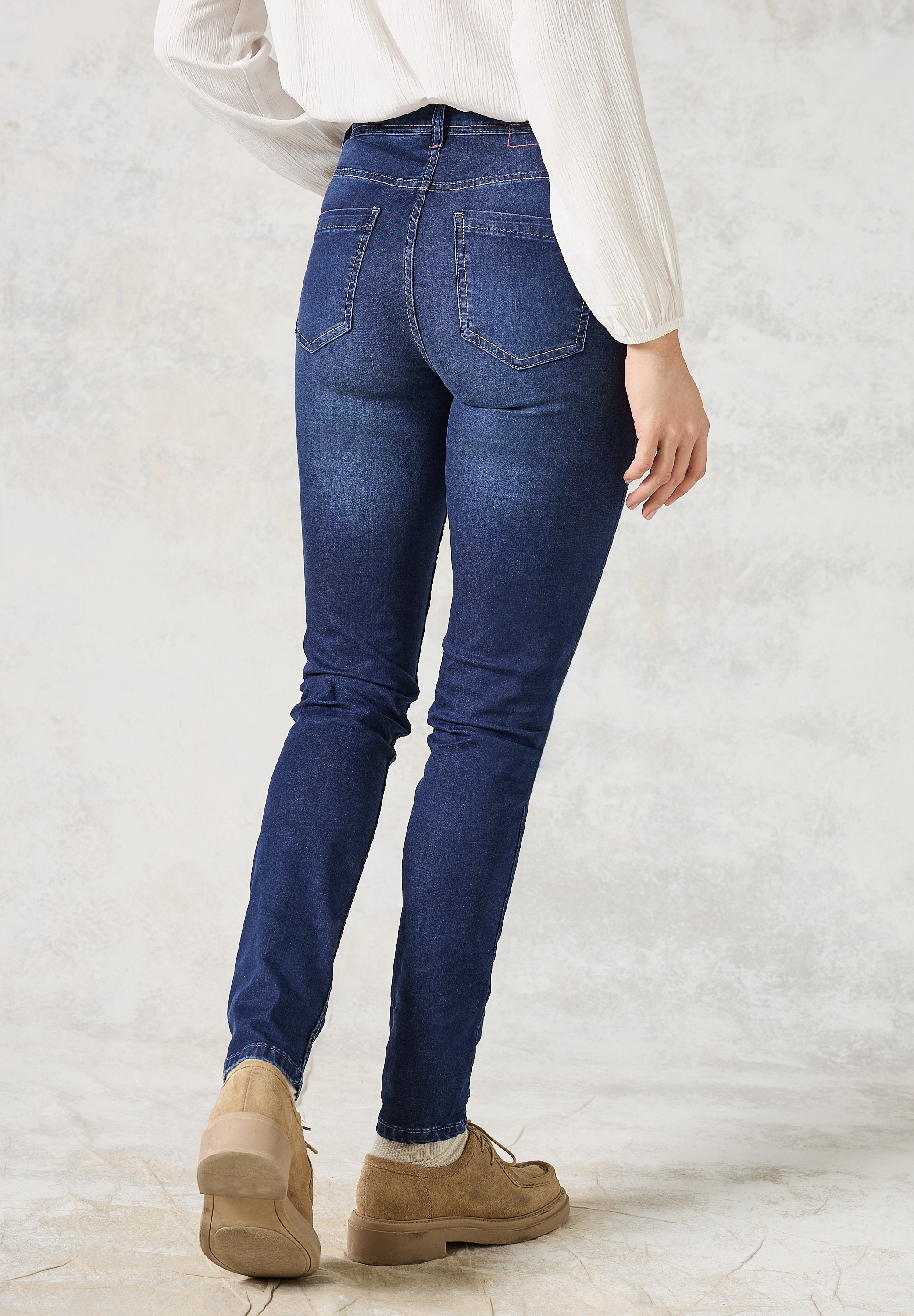 Cecil Comfort-fit-Jeans, High Waist