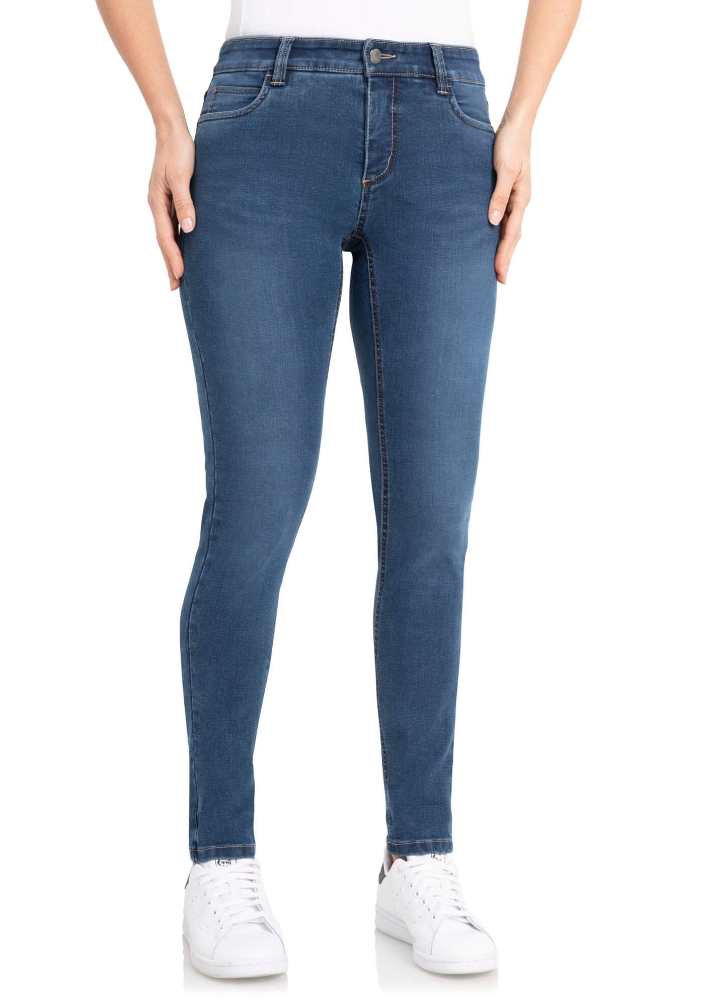 wonderjeans Skinny-fit-Jeans, Schmaler Skinny-Fit in hochelastischer Qualit günstig online kaufen