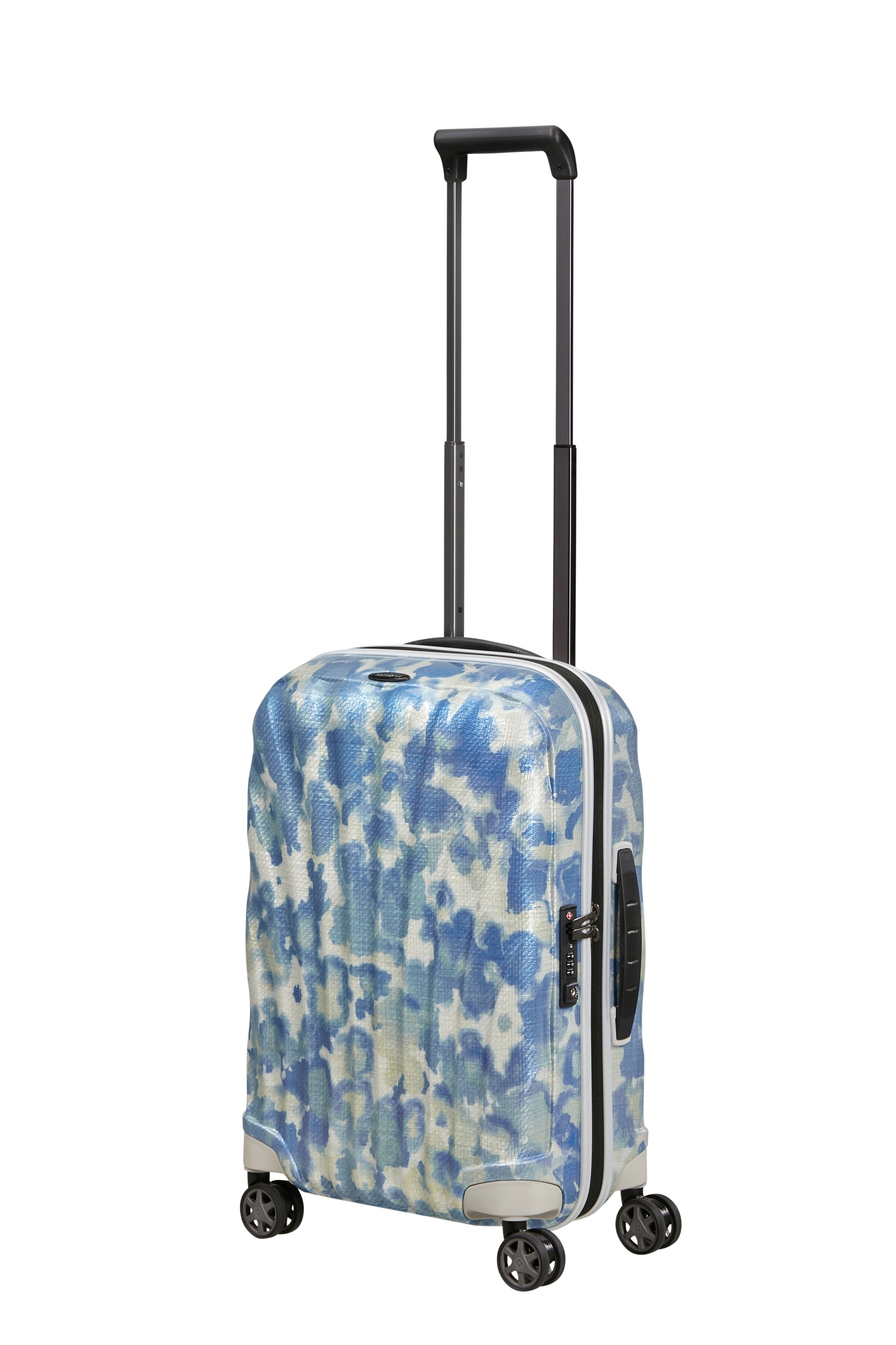 Samsonite Hartschalen-Trolley »SPINNER« 36 l Farbedition "Drifted Clouds", Curv-Material, mind. 95% recyceltes PET