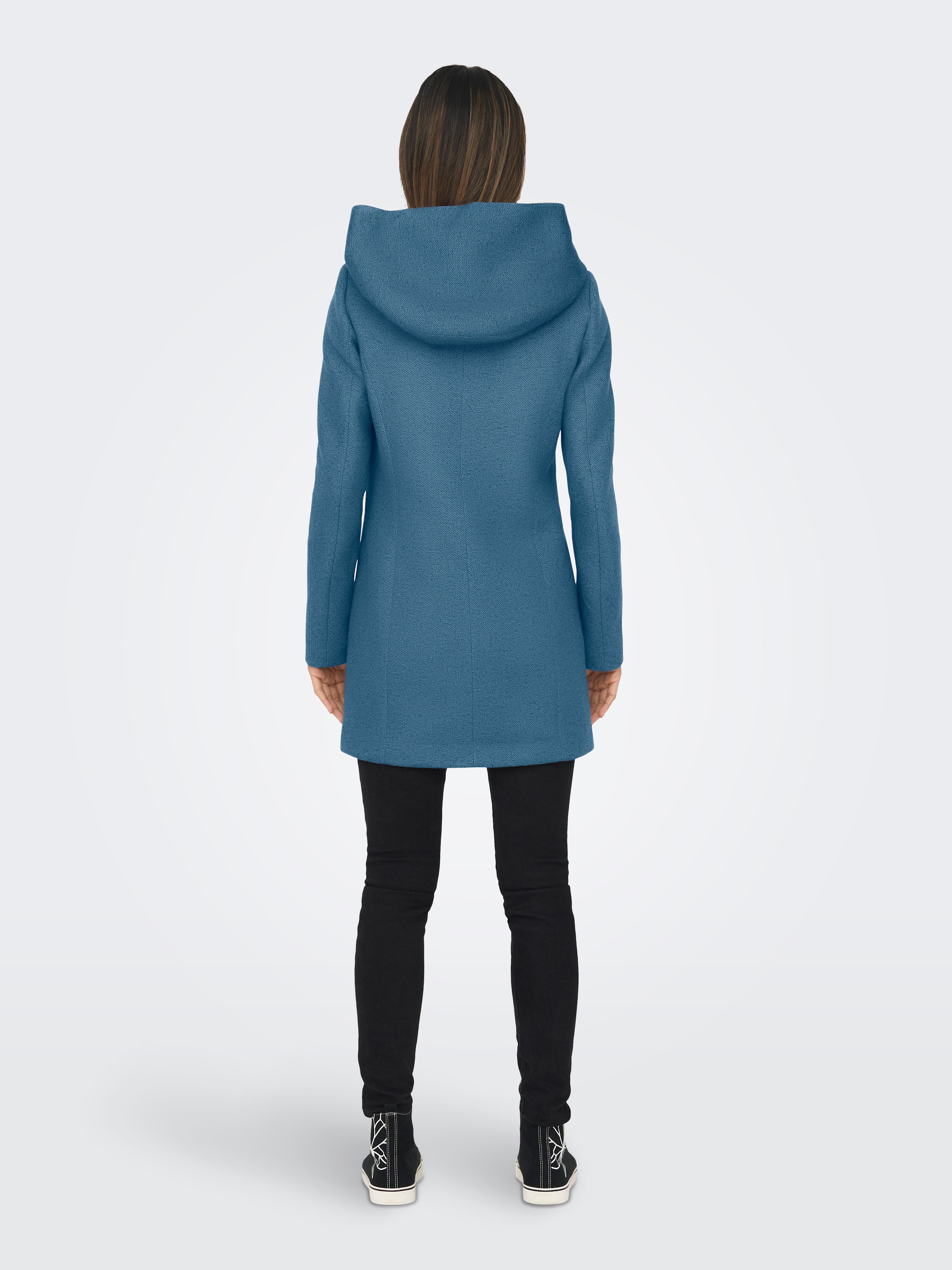 ONLY Kurzmantel »ONLSEDONA LIGHT COAT OTW NOOS« verdeckte Knopfleiste und Reißverschluss