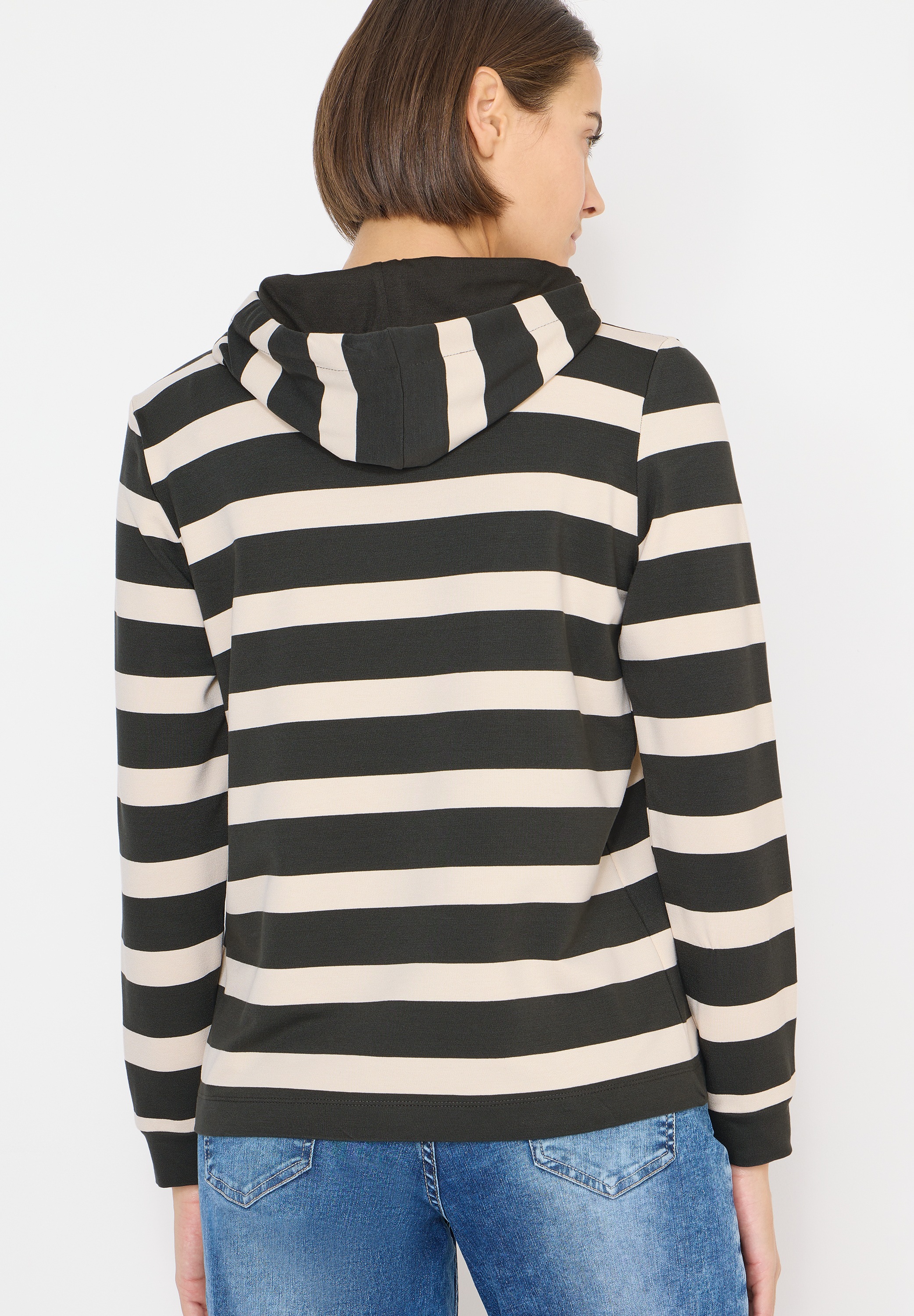 Cecil Kapuzensweatshirt, im Streifen-Design günstig online kaufen