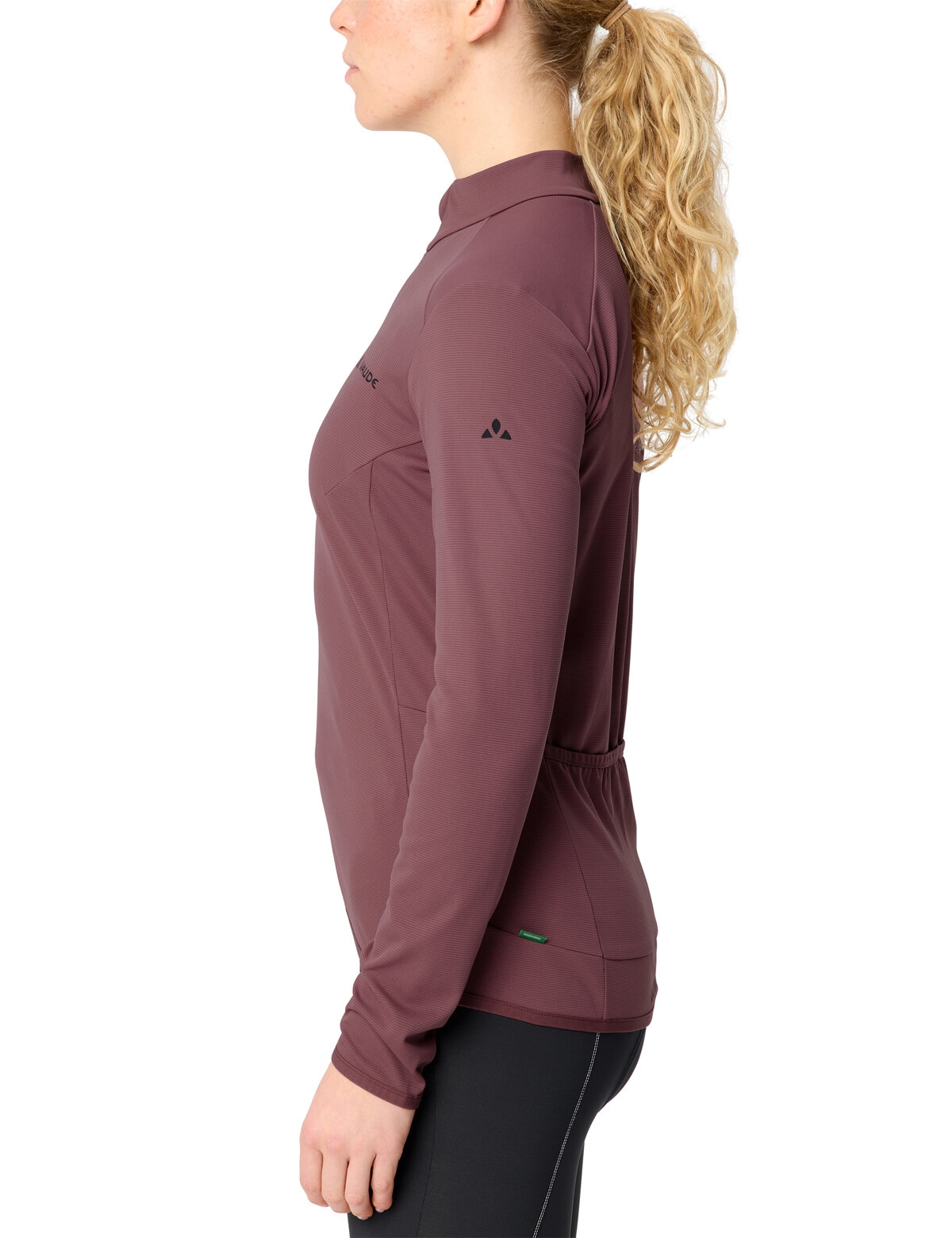 VAUDE Radtrikot »WOMEN'S MATERA LS TRICOT II« mit zwei offenen Rückentaschen, in weicher, stretchiger Qualität