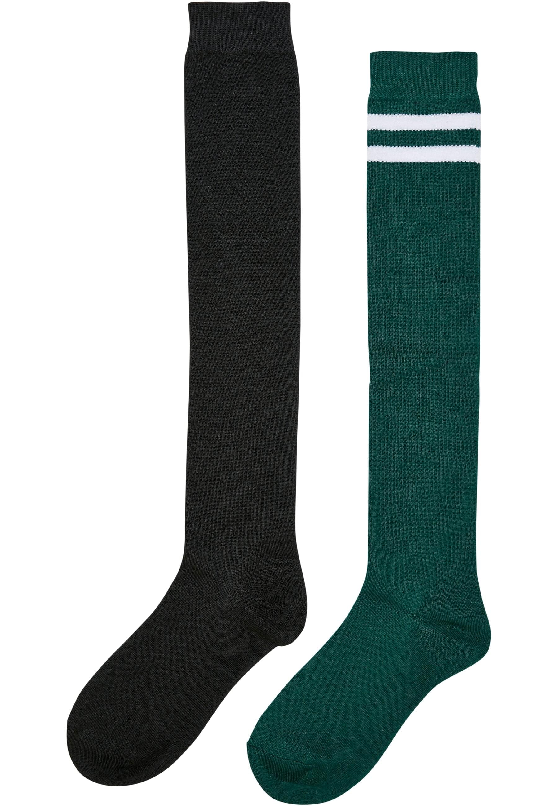 URBAN CLASSICS Basicsocken "Urban Classics Unisex Ladies College Socks 2-Pack", (1 Paar)