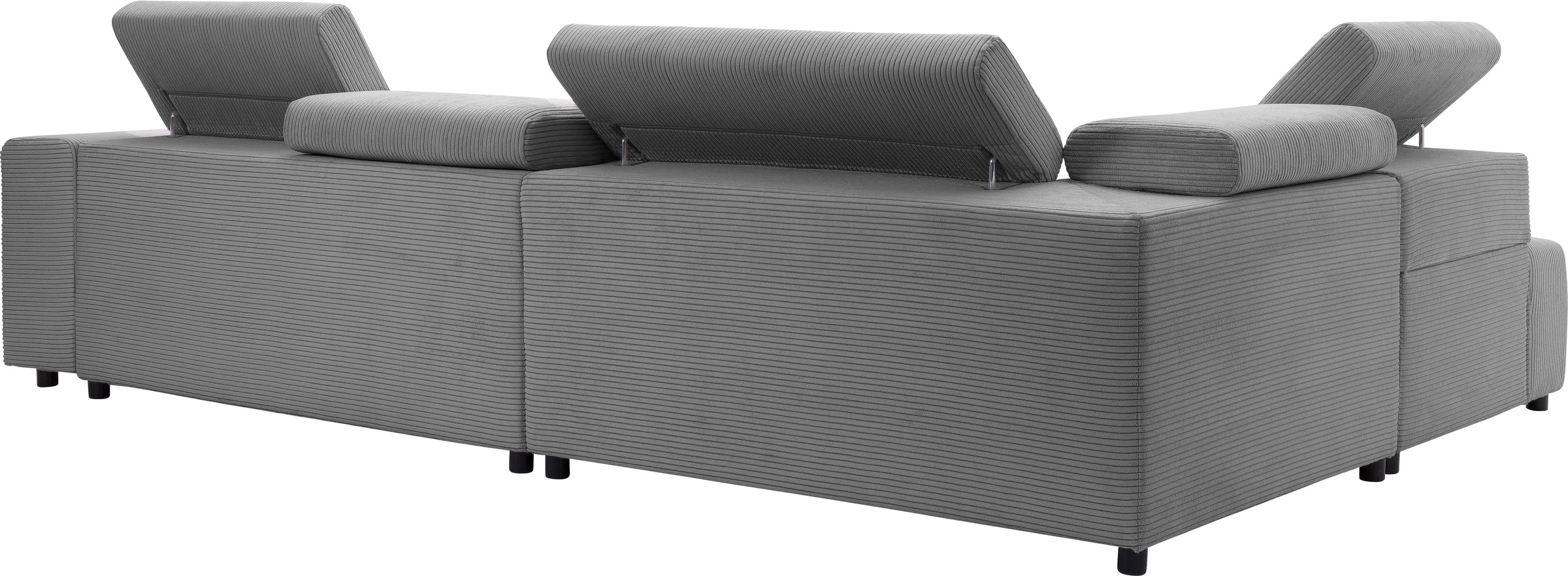 exxpo - sofa fashion Ecksofa »VITTORIO«, inkl. Kopfteil- und Sitztiefenverstellung, wahlweise mit Bettfunktion