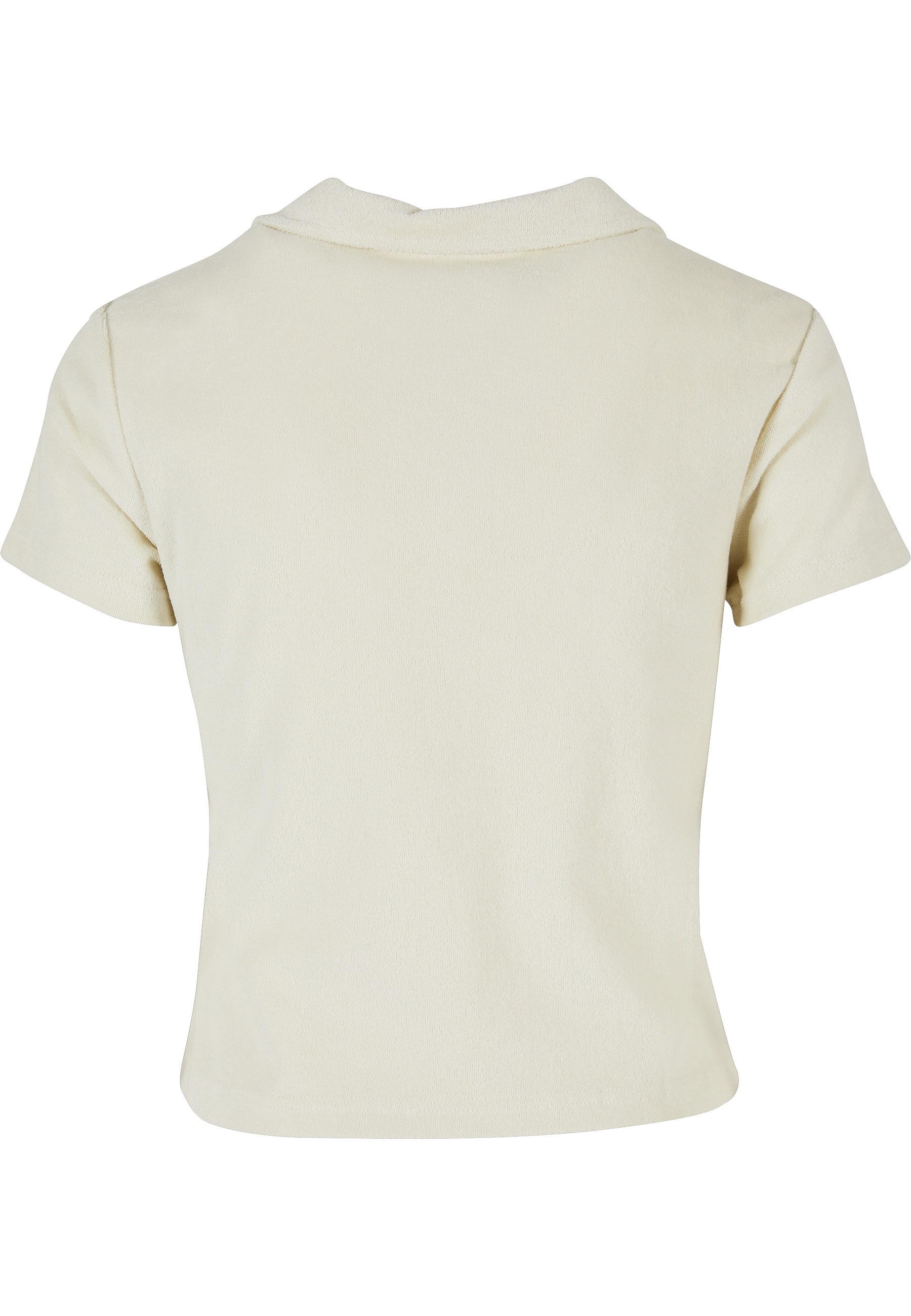 URBAN CLASSICS Kurzarmshirt »Urban Classics Damen Ladies Towel Polo Tee« 1