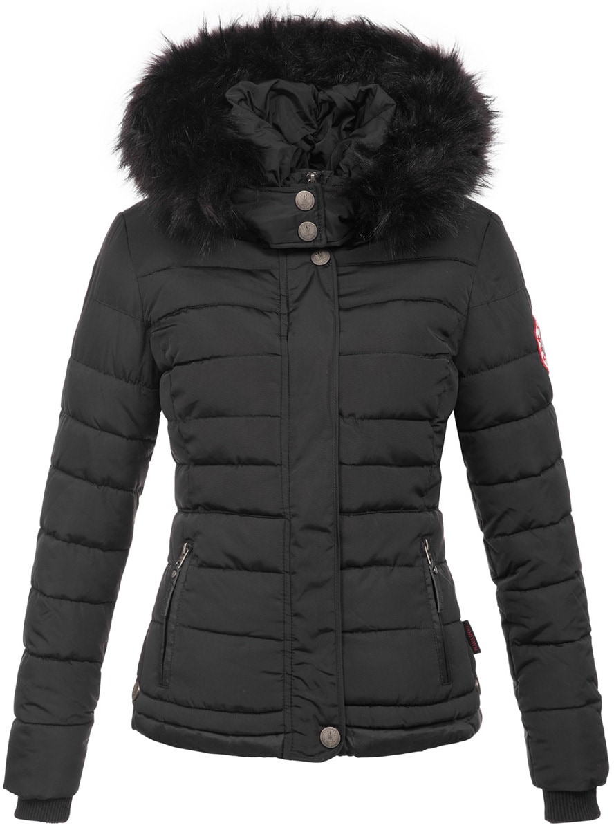 Navahoo Steppjacke »Chloe«, hochwertige Winterjacke mit abnehmbarer Kapuze