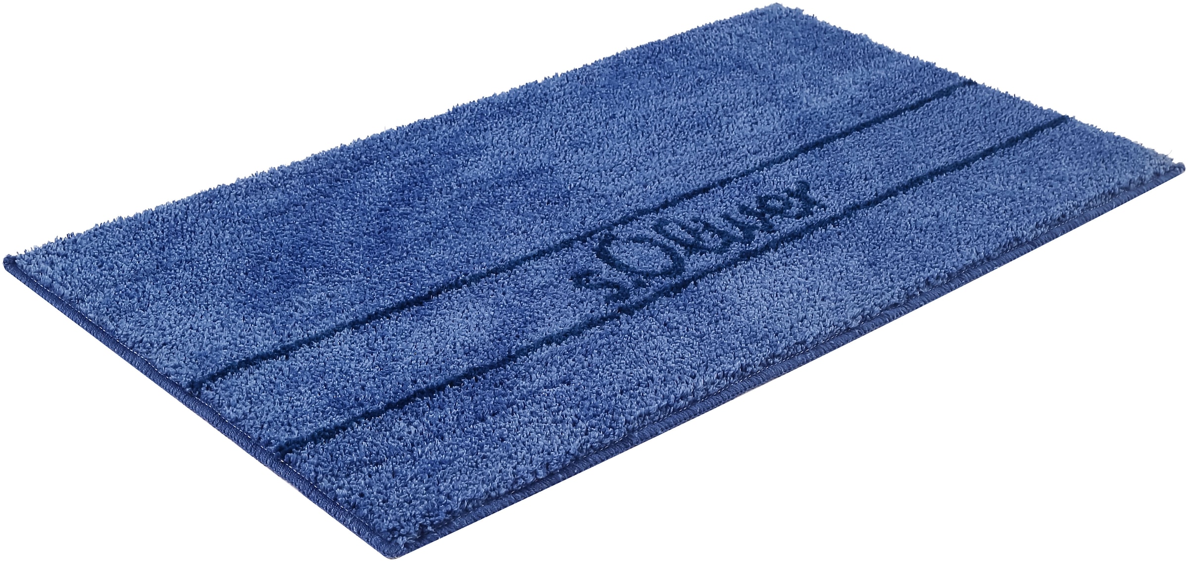 s.Oliver 1100000002199 "Allie, Badvorleger, Badezimmer Teppich, Duschvorleger" Höhe 10 mm rutschhemmend beschichtet schnell trocknend strapazierfähig Badteppich, weiche Haptik, unifarben mit s.Oliver Schriftzug