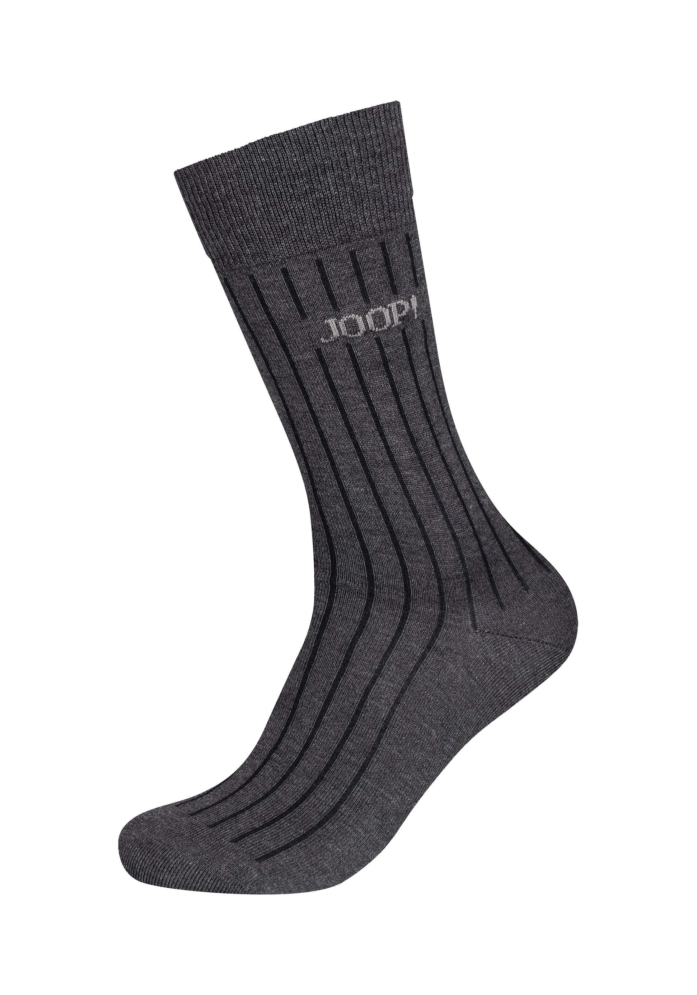 JOOP! Kniestrümpfe »premium essentials«, (2er Pack), mit elastischem Bund
