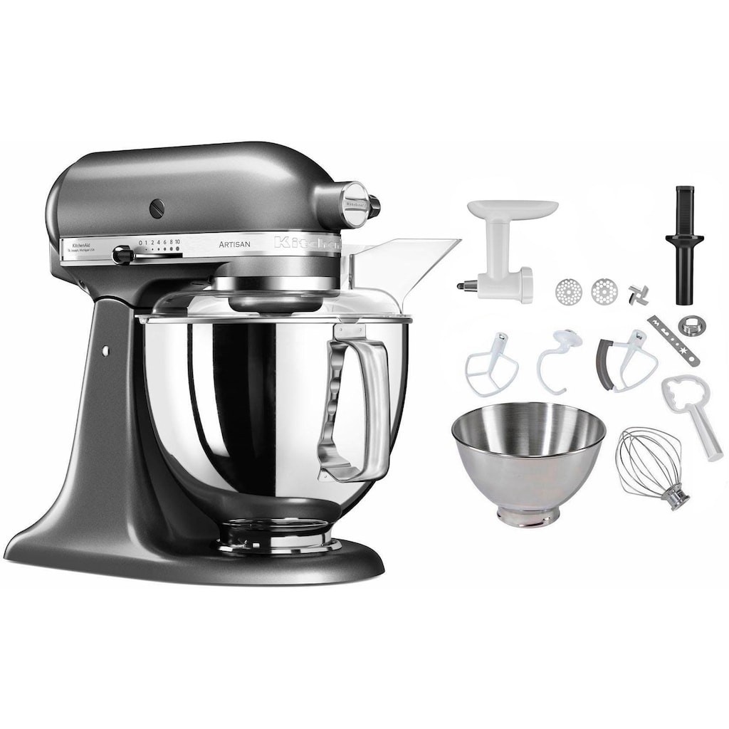 KitchenAid Küchenmaschine »5KSM175PSEMS MEDALLION-SILBER«