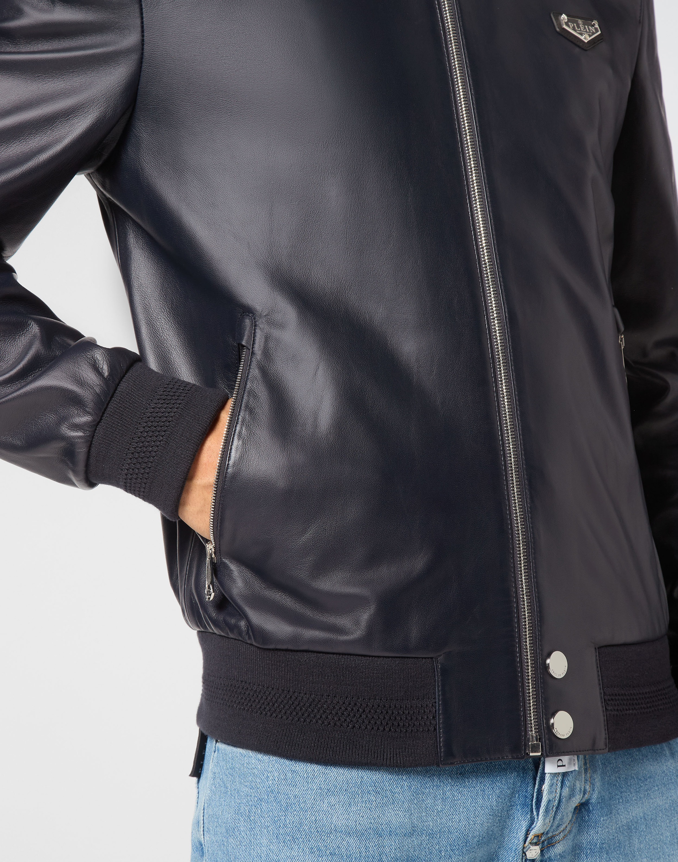 PHILIPP PLEIN Lederjacke »Iconic Plein«