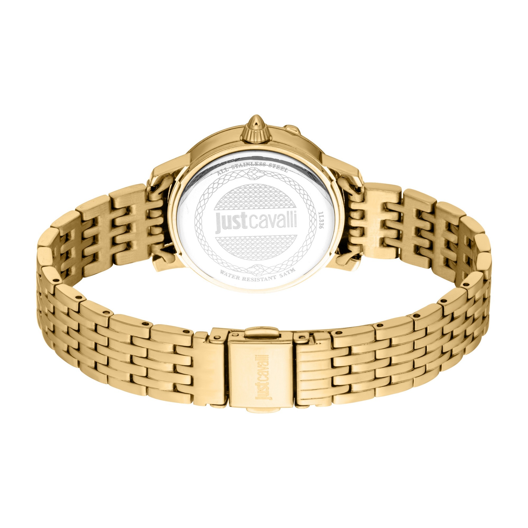 Just Cavalli Time Quarzuhr »Euforia«, (Set, 2 tlg., mit Armband), Armbanduhr, Damenuhr, Edelstahlarmband, Ideal auch als Geschenk