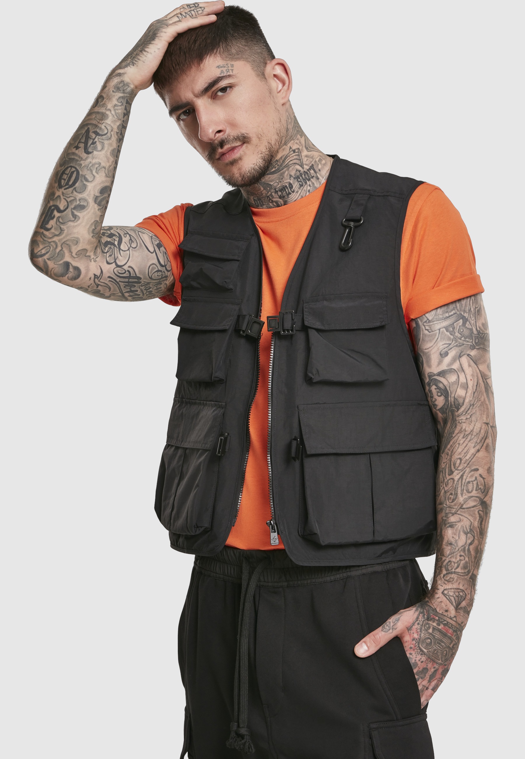 URBAN CLASSICS Jerseyweste »Urban Classics Herren Tactical Vest« 1