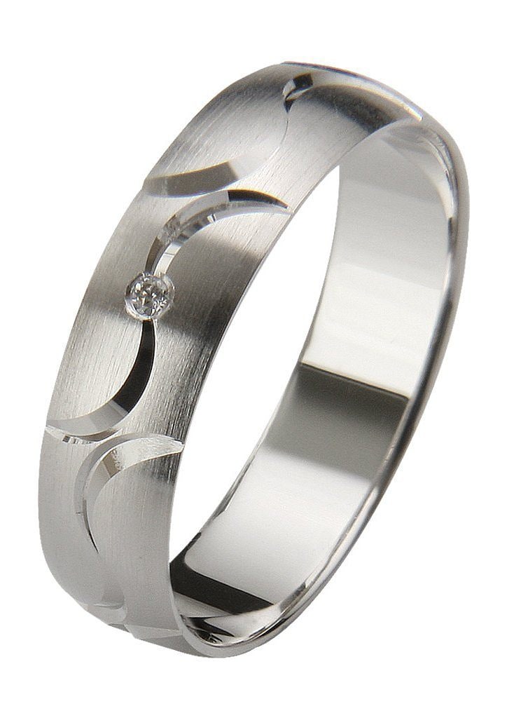 Firetti Trauring »Schmuck Geschenk Gold 375 Hochzeit Ehering Trauring "LIEBE"«, Made in Germany, wahlweise mit oder ohne Brillant