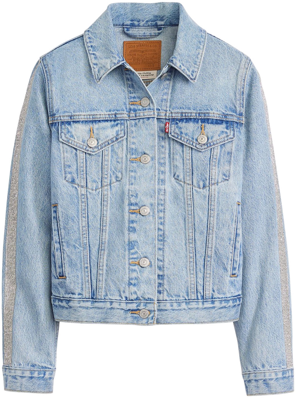 Levi's® Jeansjacke »ORIGINAL TRUCKE«, mit Glitzerdetails an Ärmeln