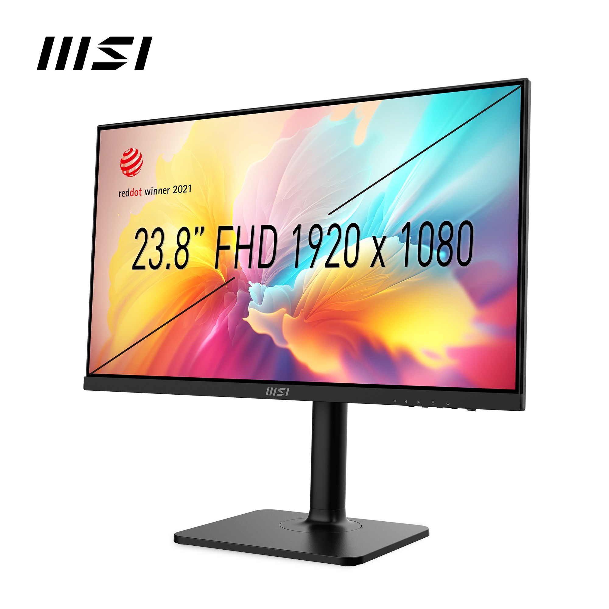 MSI LED-Monitor »Modern MD2412P«, 60 cm/24 Zoll, 1920 x 1080 px, Full HD, 1 ms Reaktionszeit, 100 Hz, höhenverstellbar, 3 Jahre Herstellergarantie, USB-C