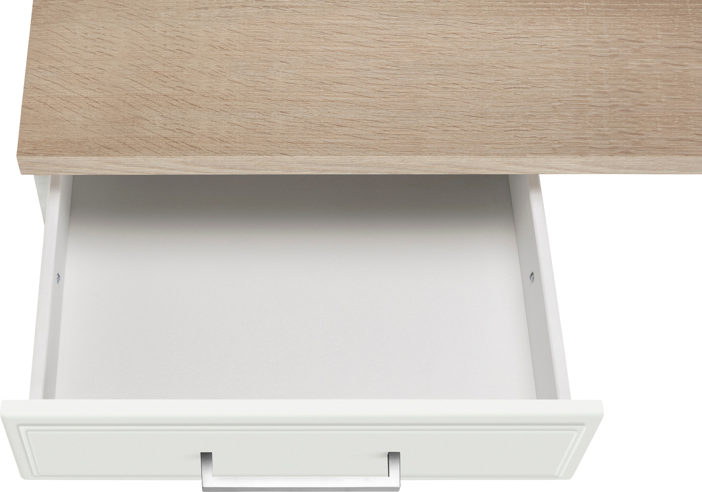 KOCHSTATION Küchenzeile »KS-Stockholm« Breite 270 cm, mit hochwertigen MDF Fronten im Landhaus-Stil