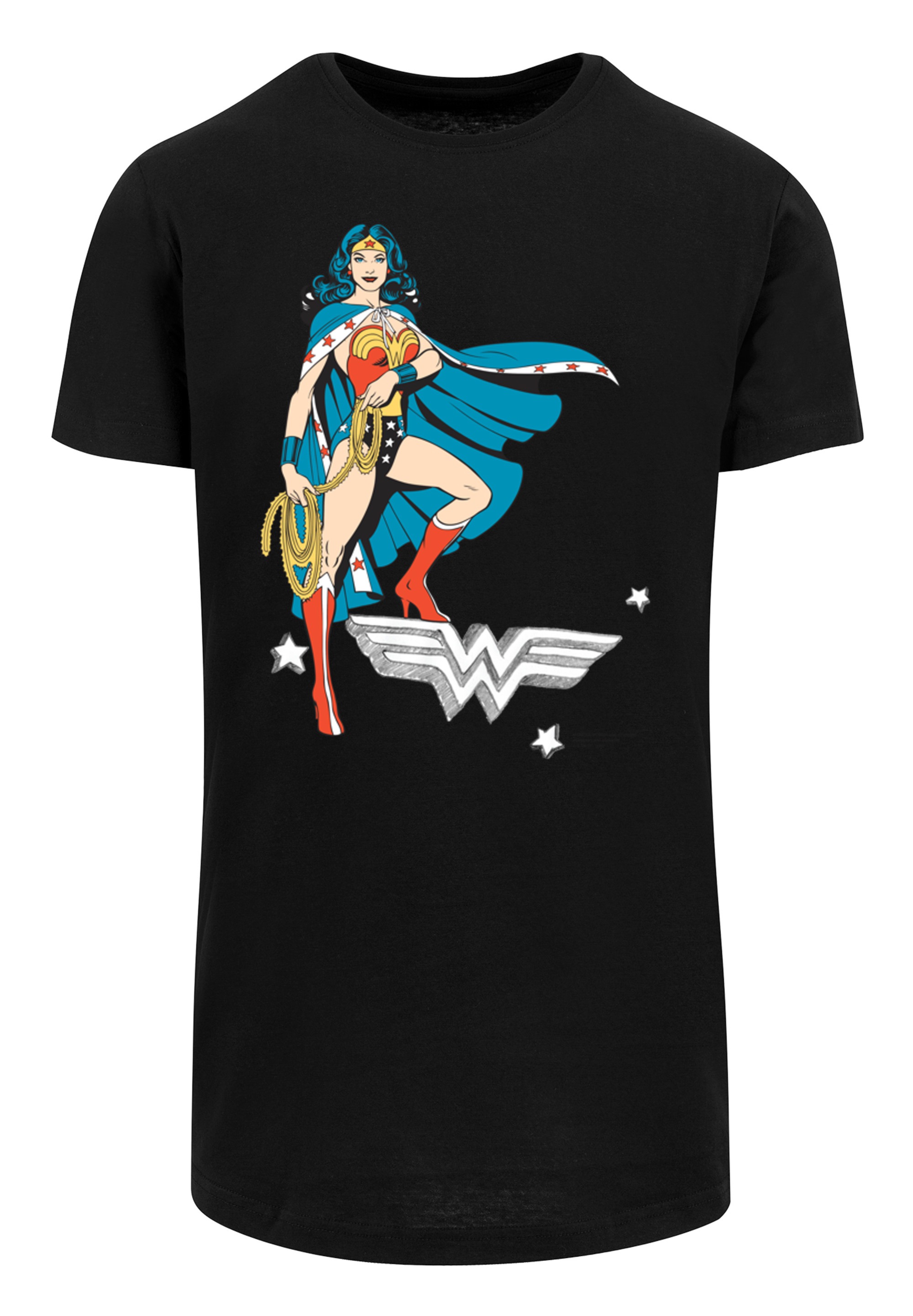 F4NT4STIC T-Shirt "DC Comics Wonder Woman Standing Logo" Print günstig online kaufen