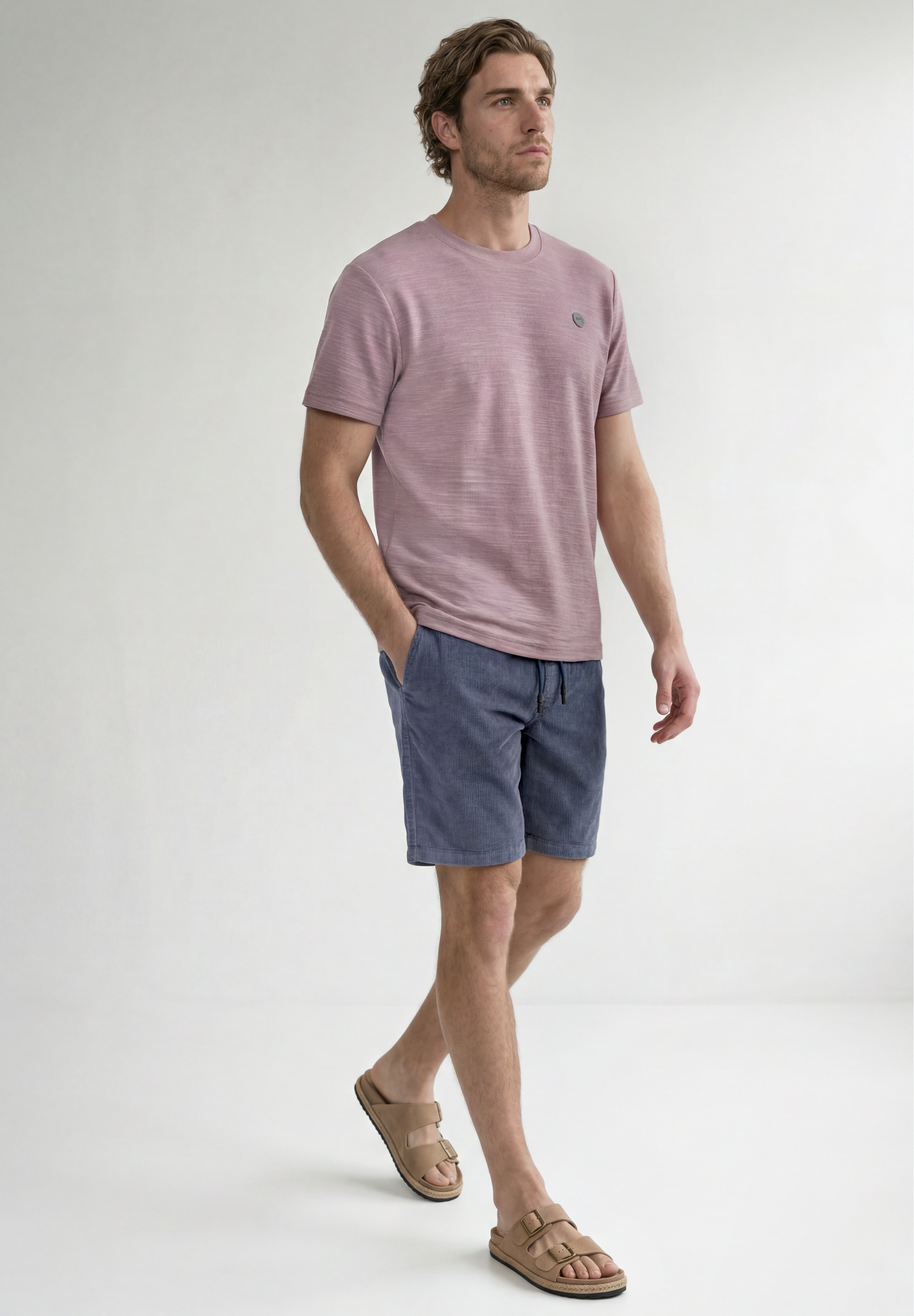 STREET ONE MEN T-Shirt mit Rundhalsausschnitt