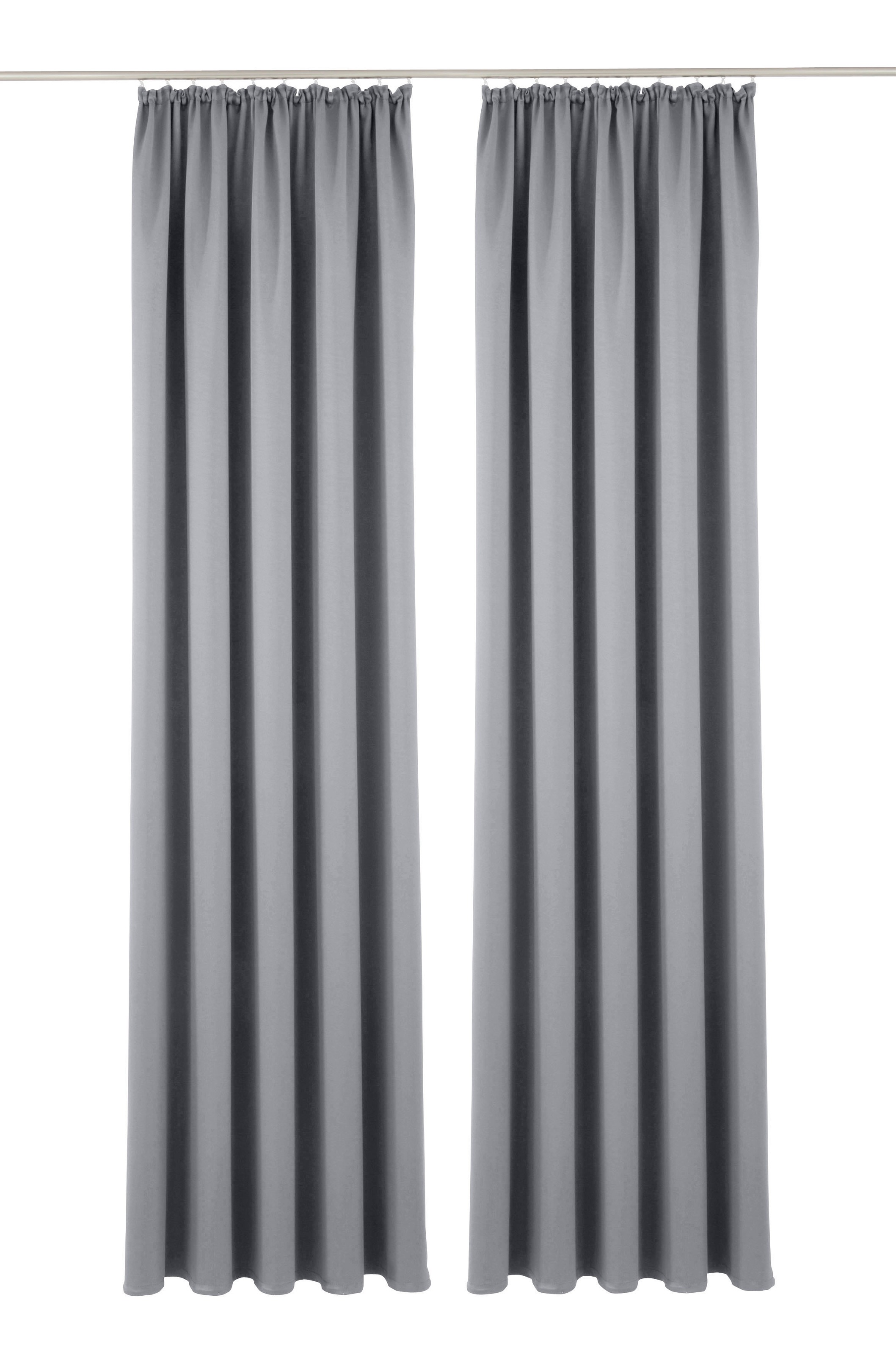 my home Verdunkelungsvorhang "Solana, Gardinen mit Kräuselband, Vorhänge, W günstig online kaufen