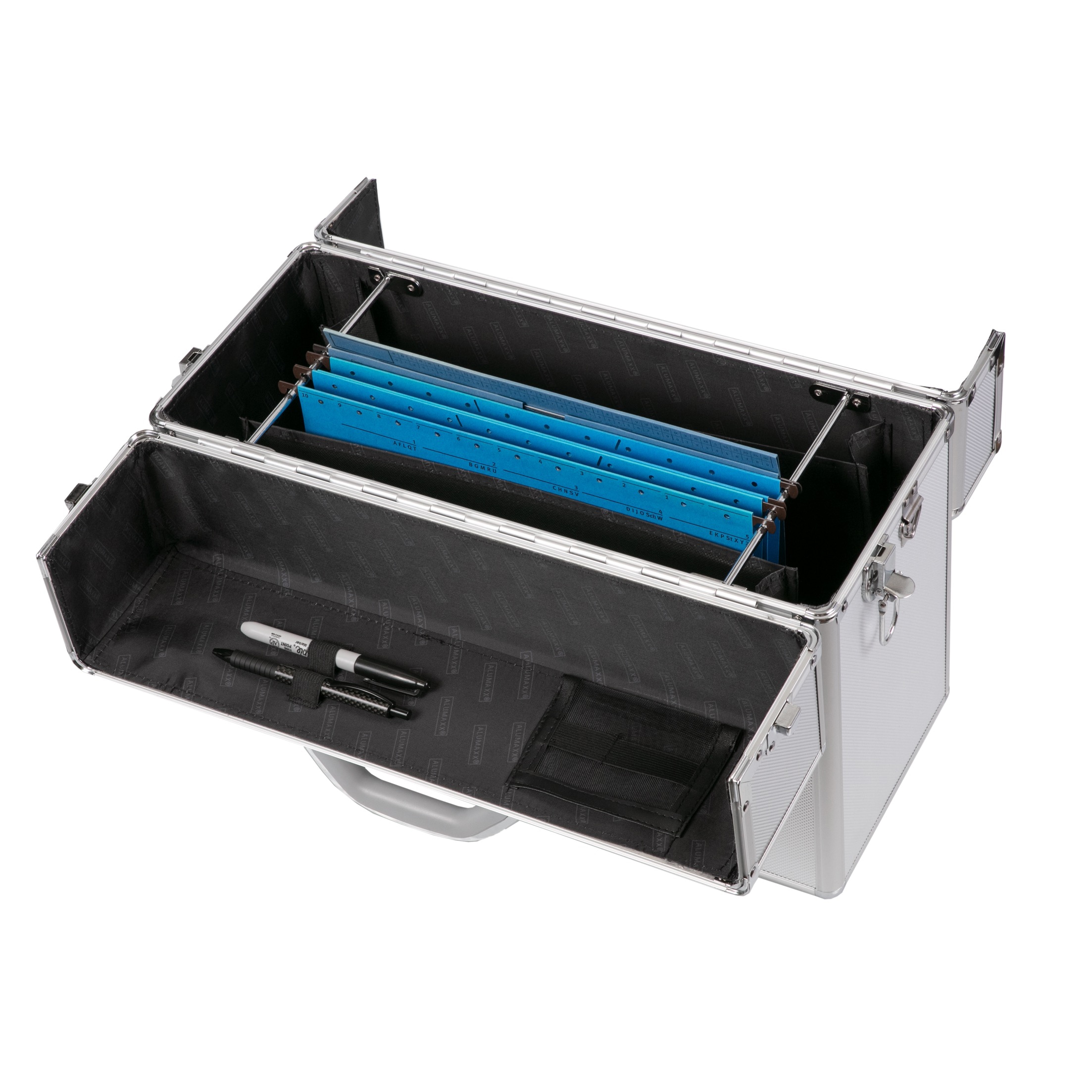 ALUMAXX Pilotenkoffer »Alpha, silber«, Reisegepäck, Businesskoffer aus Aluminium