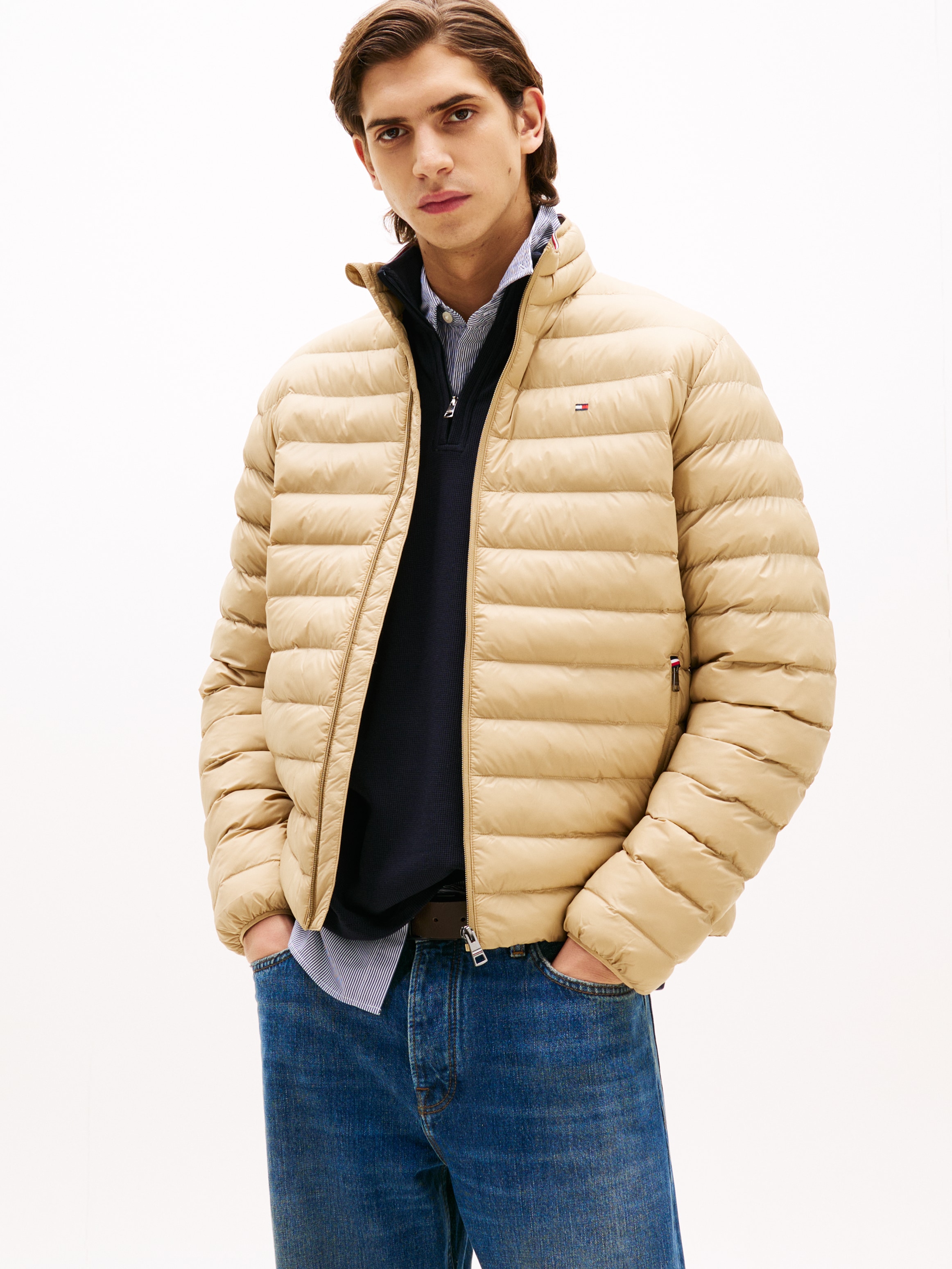 Tommy Hilfiger Steppjacke "PACKABLE RECYCLED JACKET", mit Logostickerei günstig online kaufen