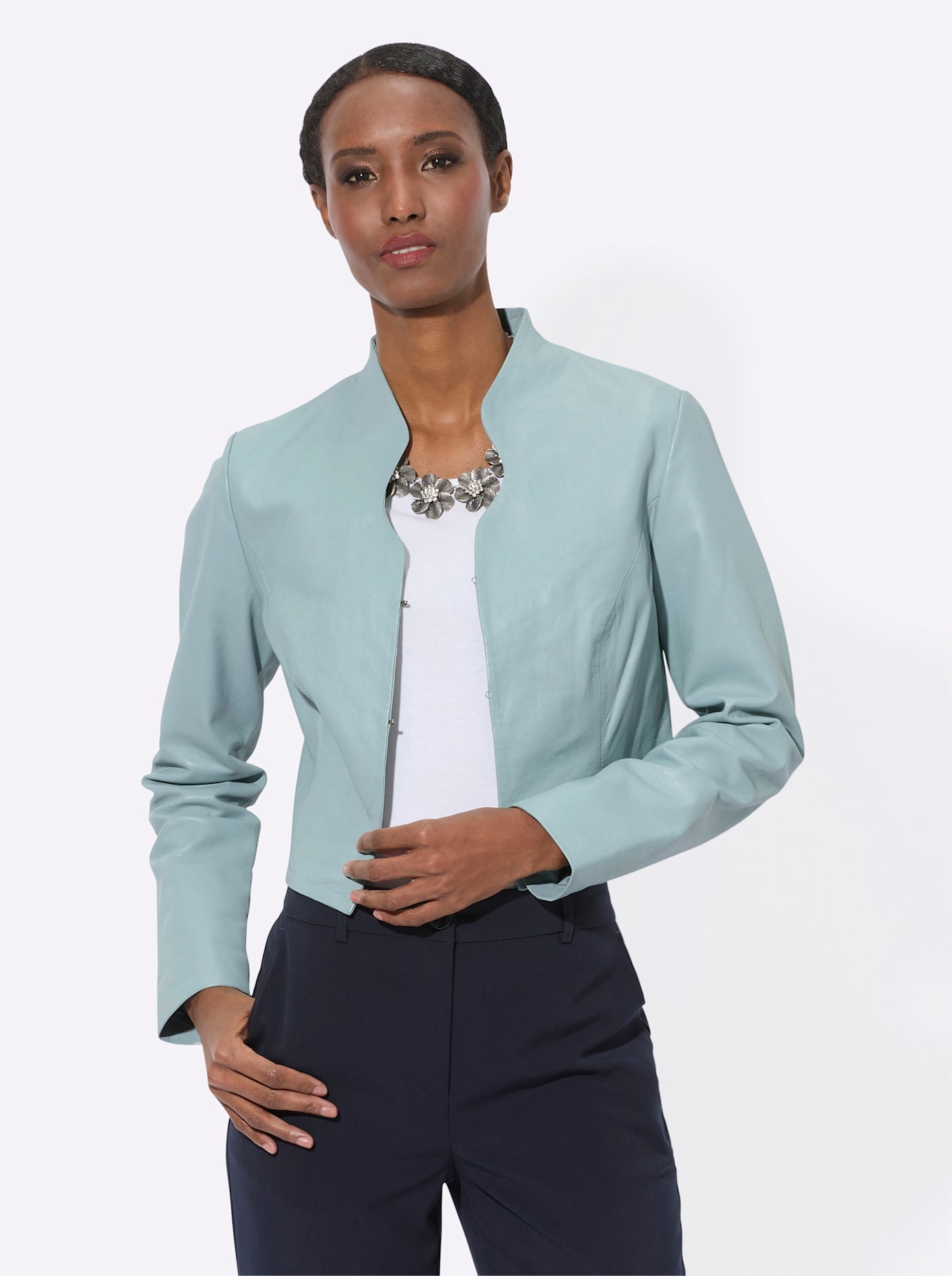 Mainpol Lederblazer »Lammnappa-Lederblazer«