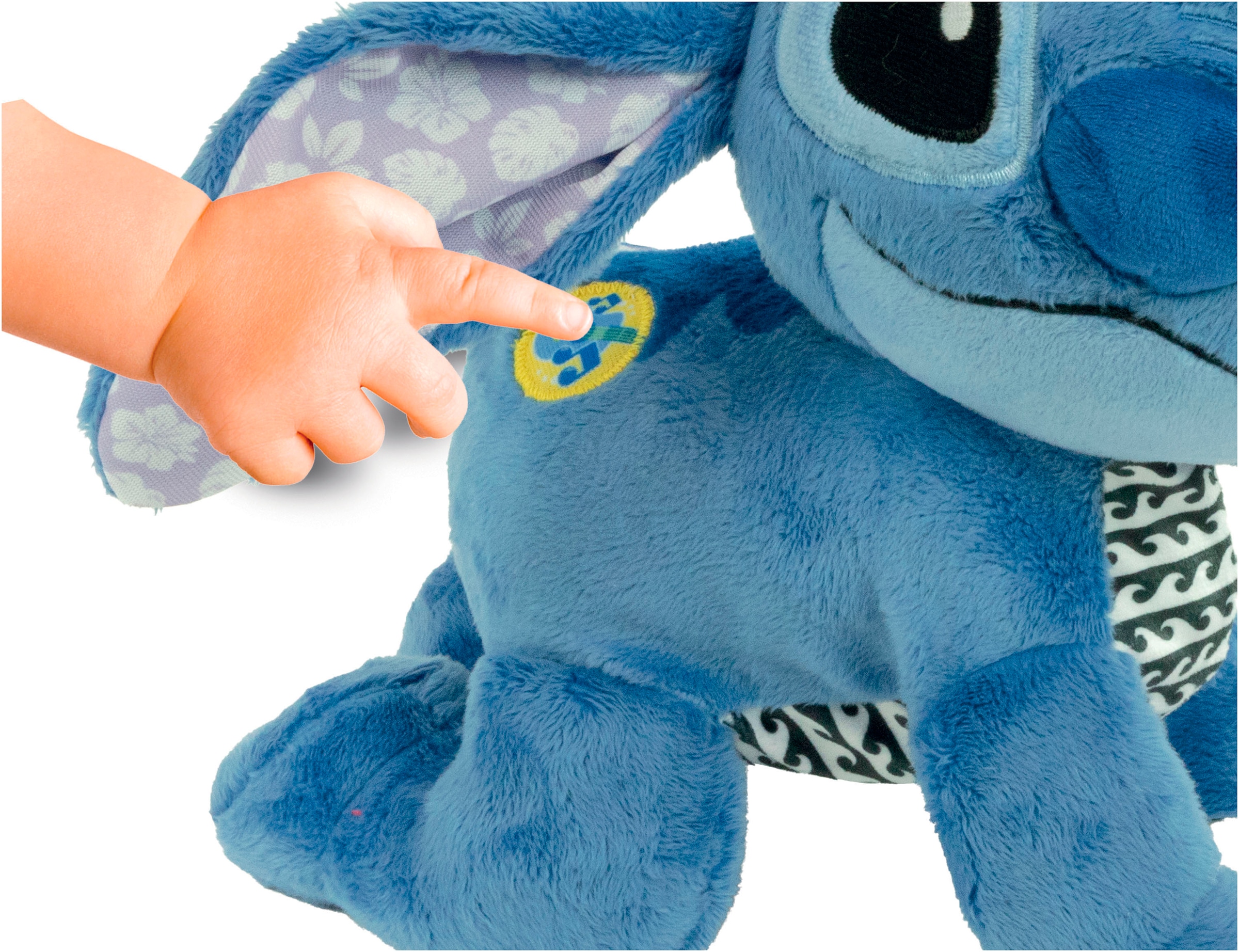 Clementoni® Plüschfigur »Disney Baby, Krabbel mit mir Stitch«, mit Sound