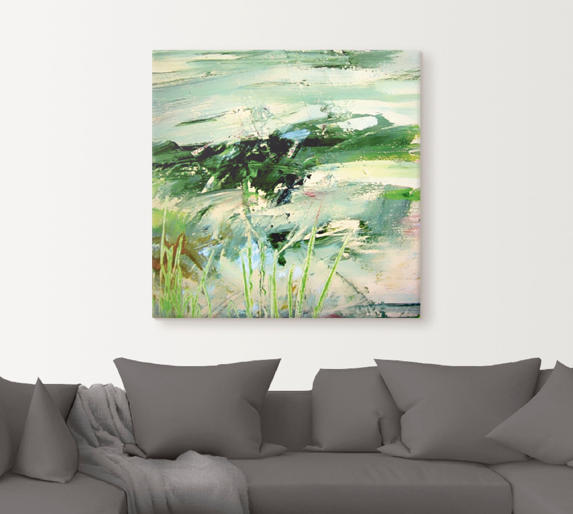 Artland Leinwandbild »Kunst Natur«, Gegenstandslos, (1 St.), auf Keilrahmen gespannt