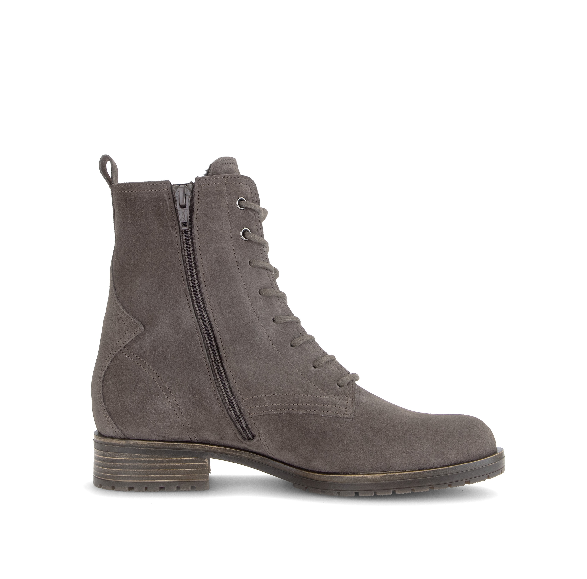 Gabor Schnürstiefelette  Blockabsatz, Schnürboots in Schuhweite G (= weit)