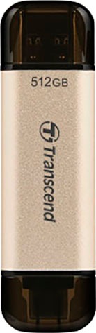 TRANSCEND USB-Stick "JetFlash 930C", 512GB GB, gold, USB-Sticks